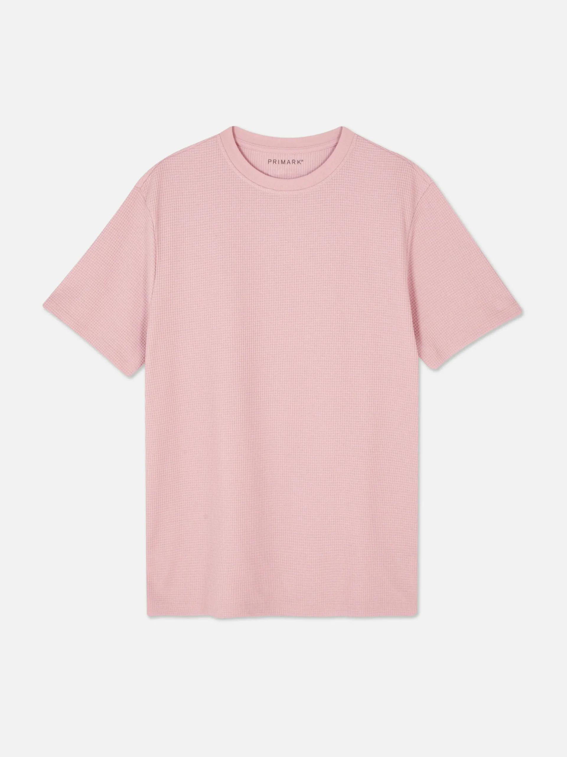 Crew Neck Waffle T-Shirt