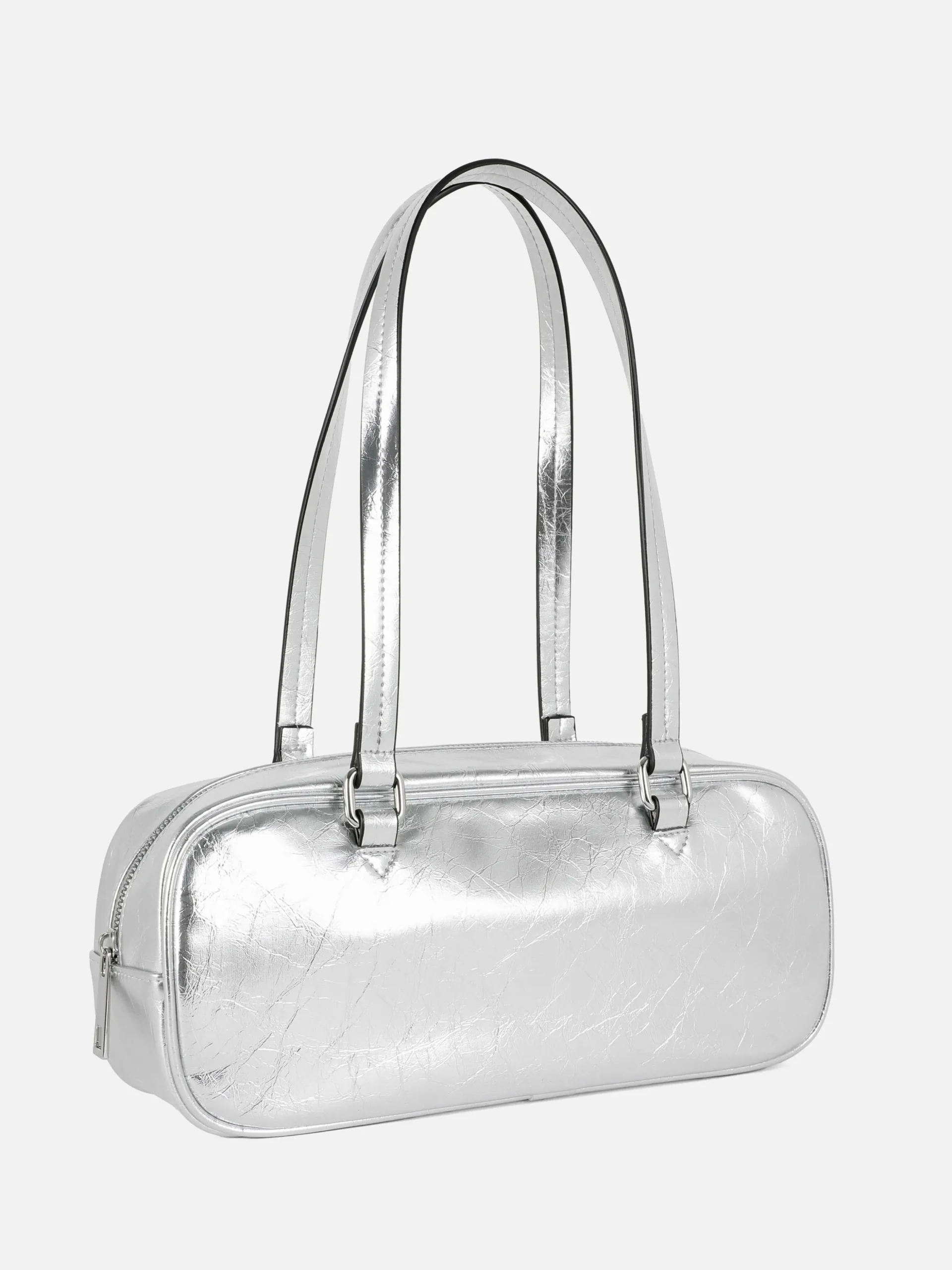 Crinkle Texture Shoulder Bag