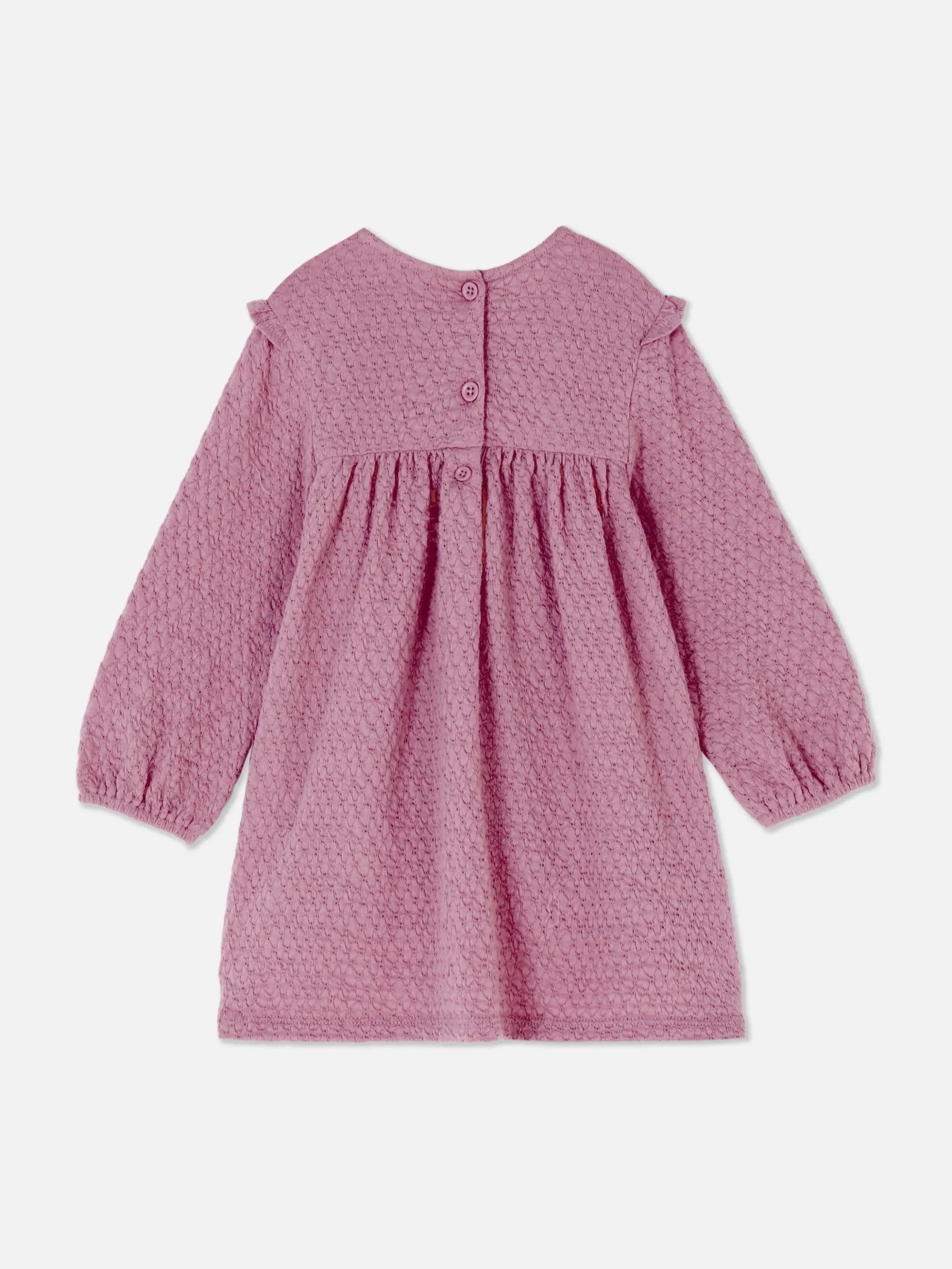 Crinkled Ruffle Dress