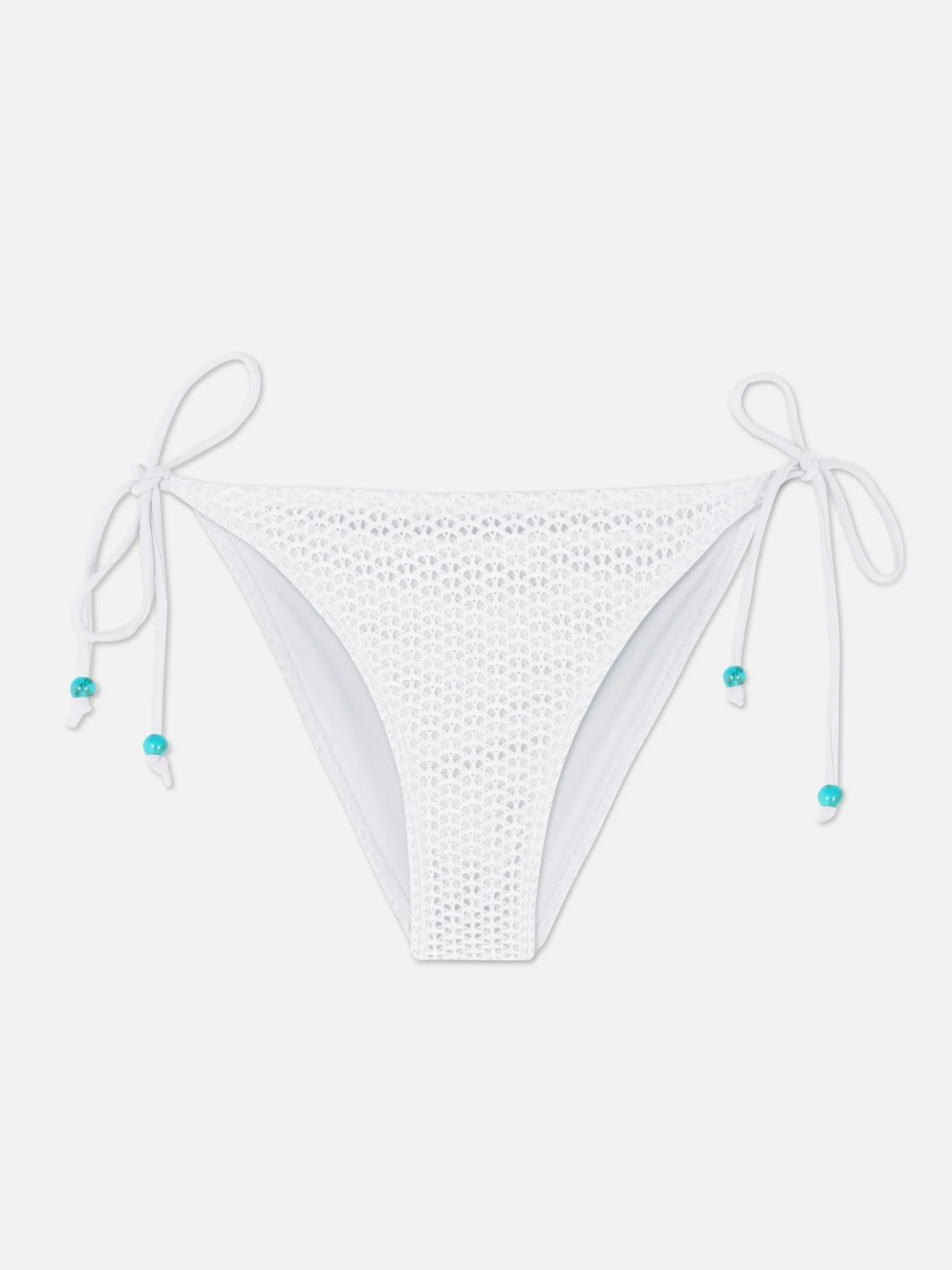 Crochet Side Tie Bikini Briefs