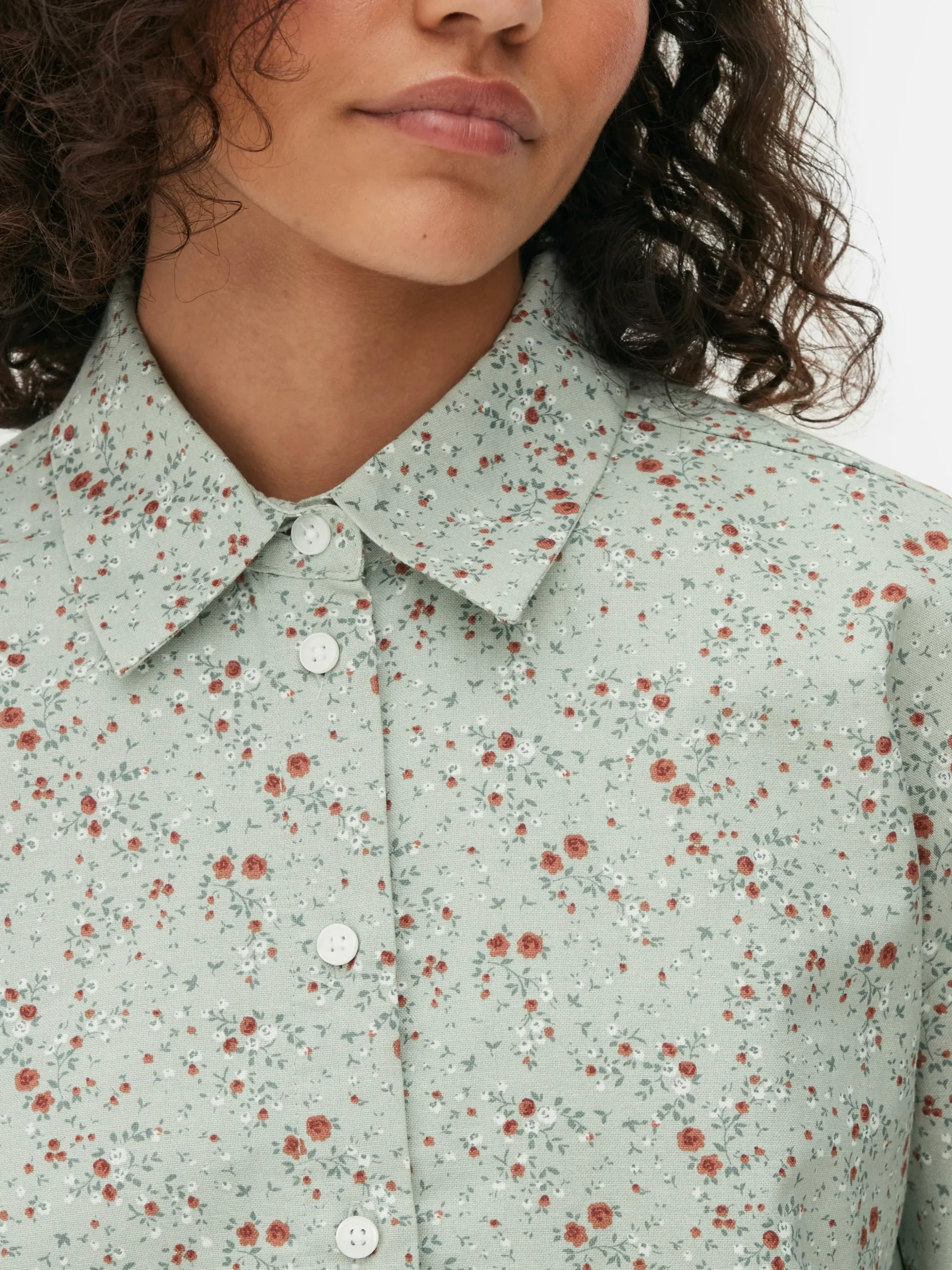 Cropped Oxford Shirt