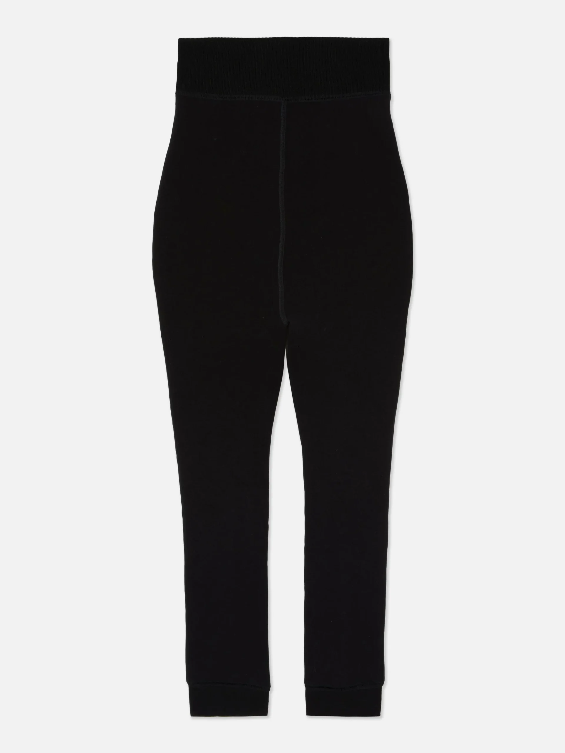 Cropped Velvet Plush Lined Leggings