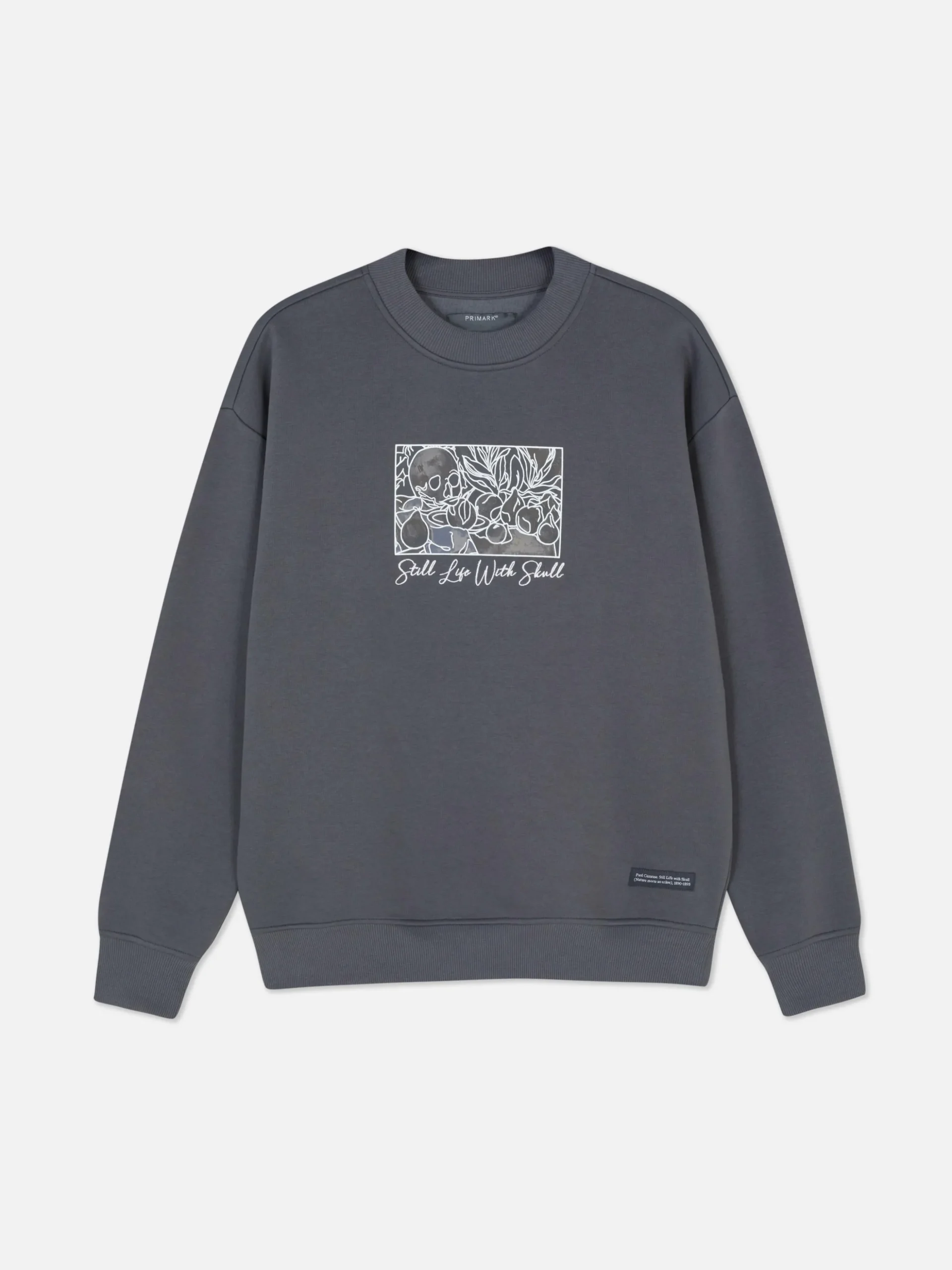 Cézanne Still Life With Skull Print Sweatshirt