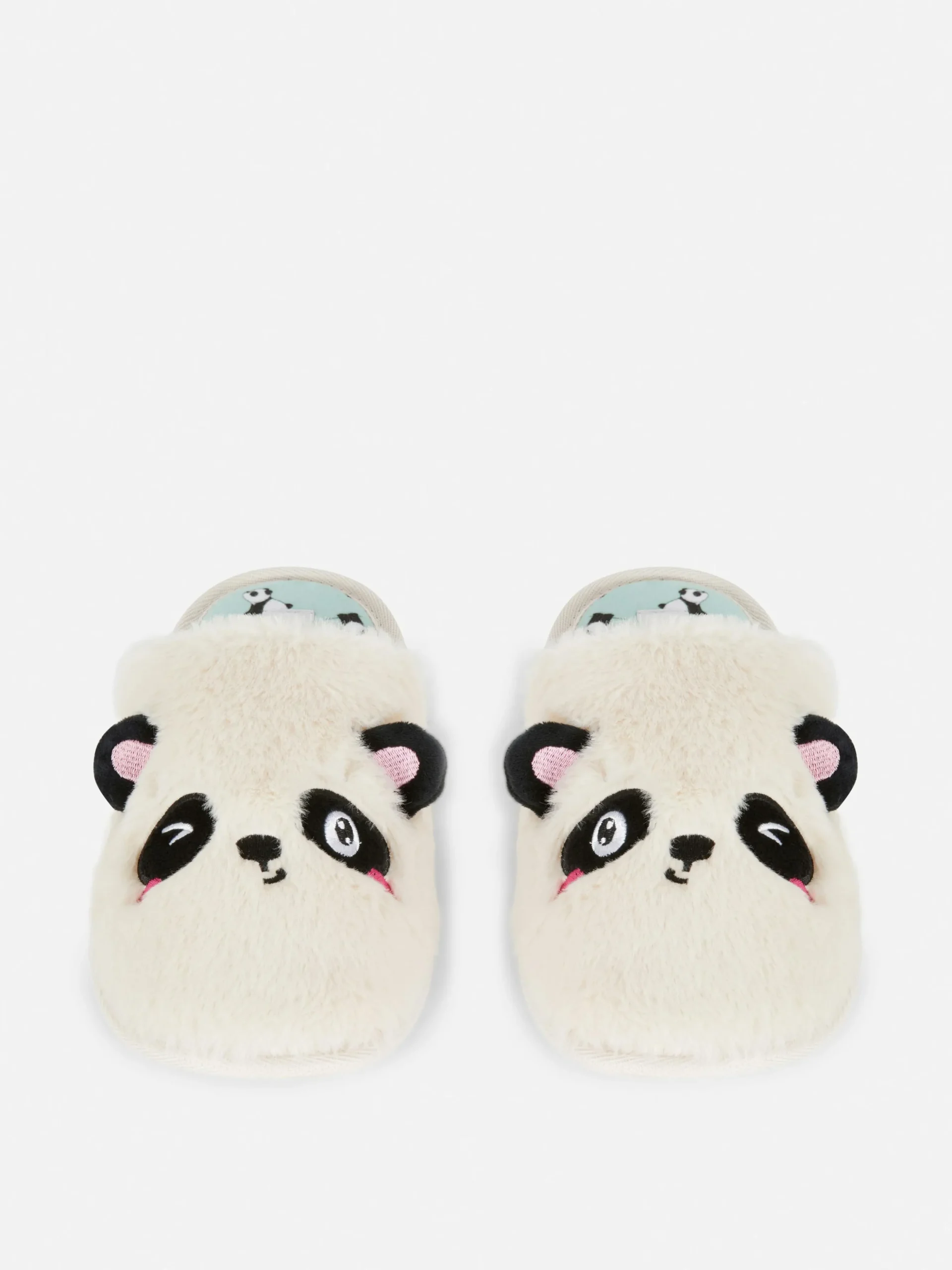 3D Panda Mule Slippers