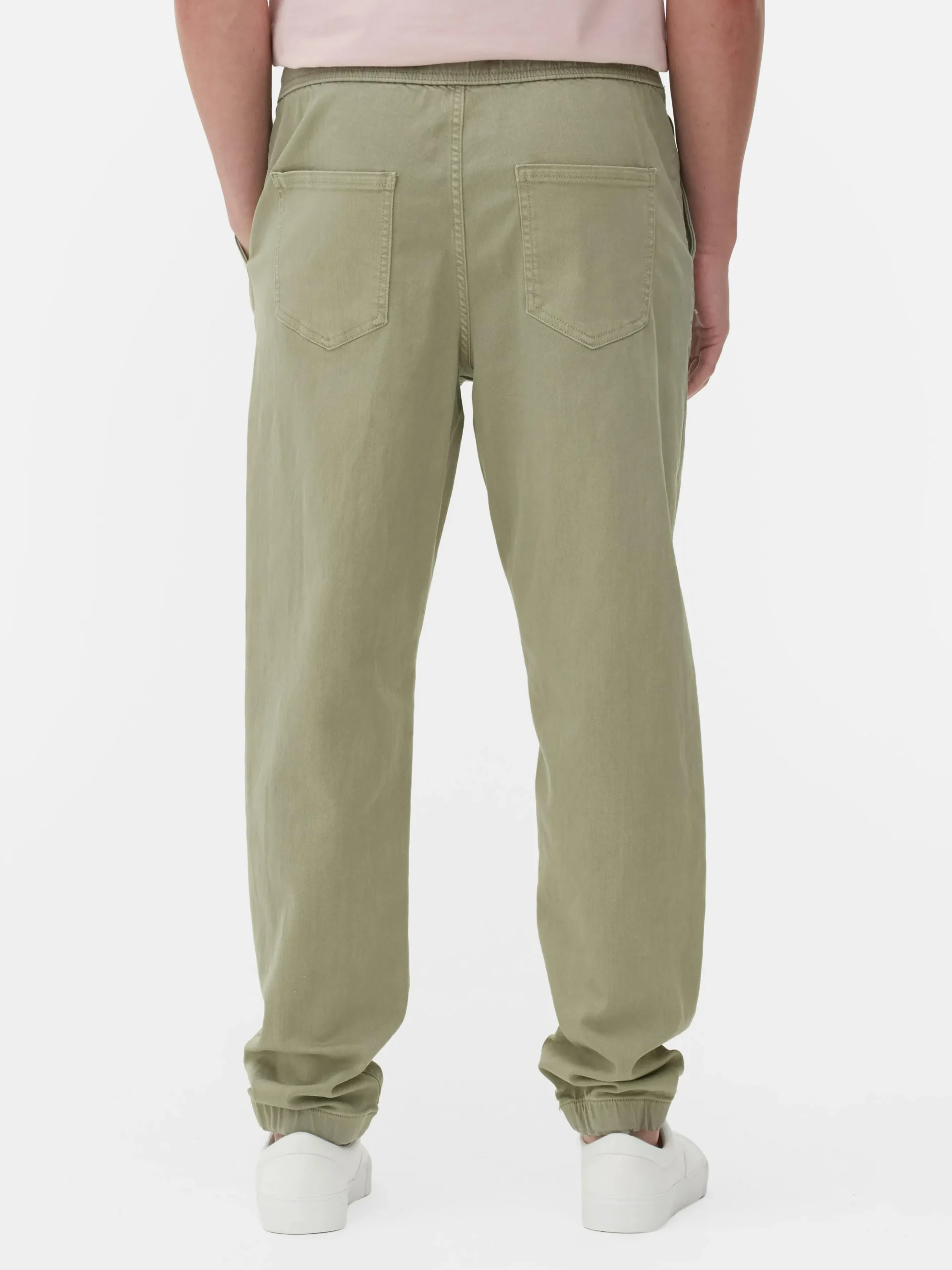 Denim Cuffed Joggers