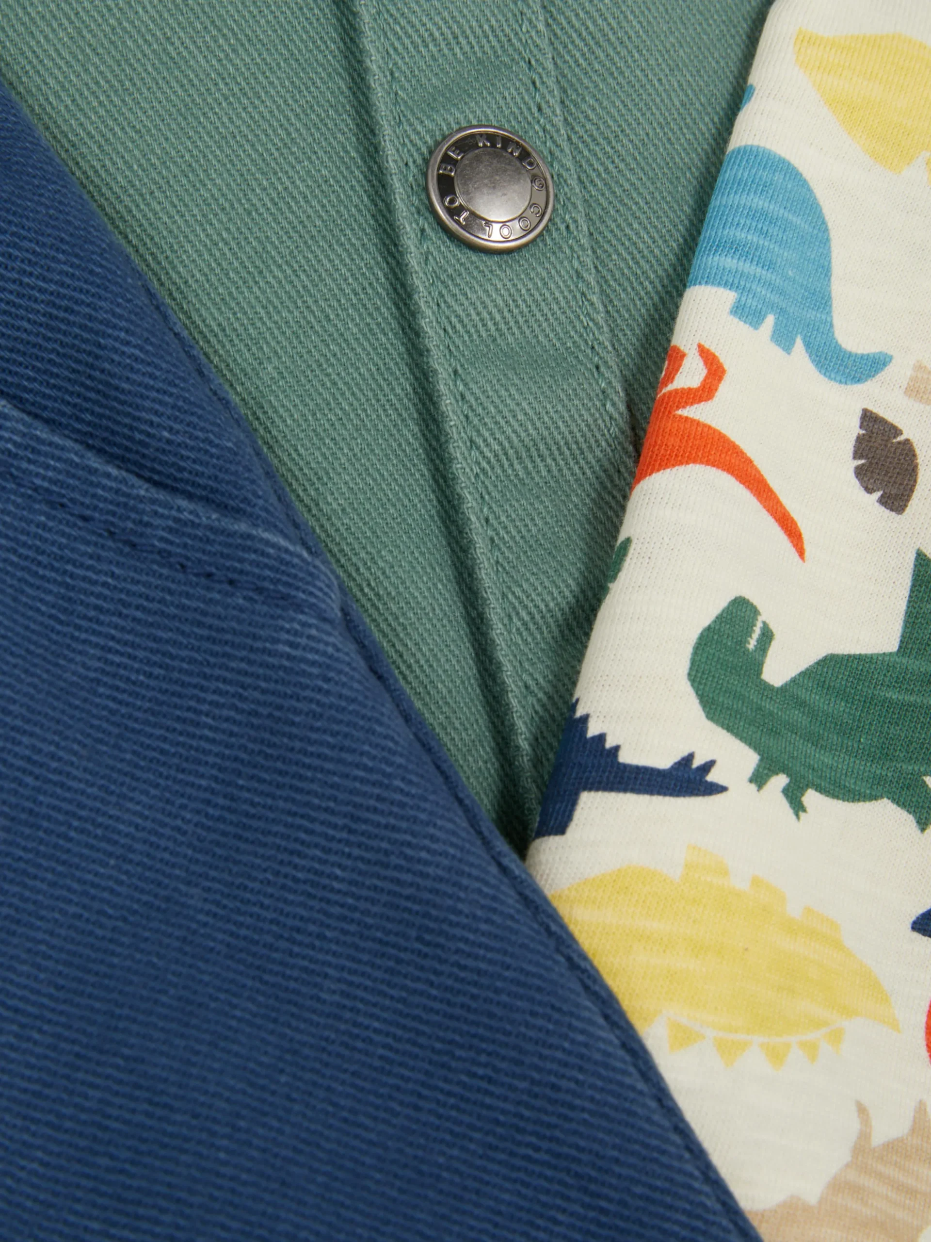 Dinosaur T-Shirt, Chinos And Shacket Set