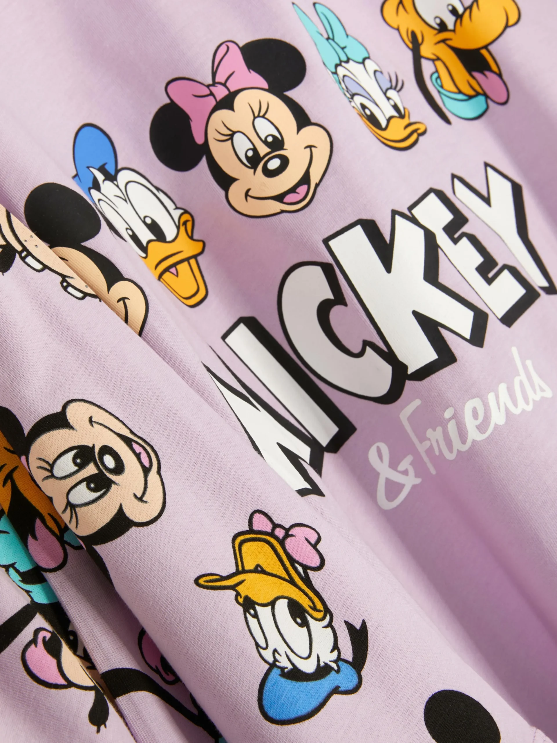 Disney’s Mickey Mouse And Friends T-shirt And Shorts Pajamas