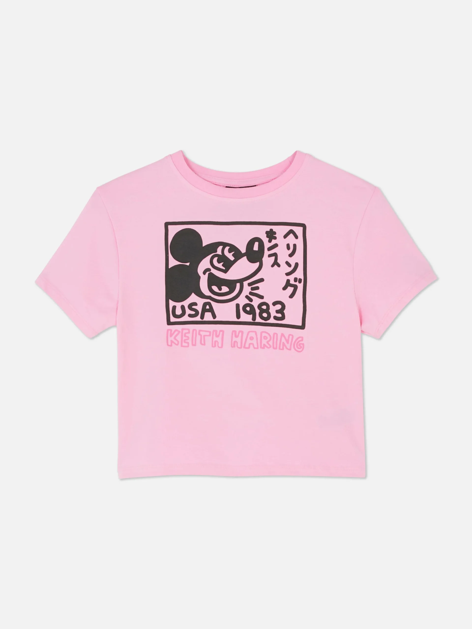 Disney’s Mickey Mouse X Keith Haring Cropped T-Shirt