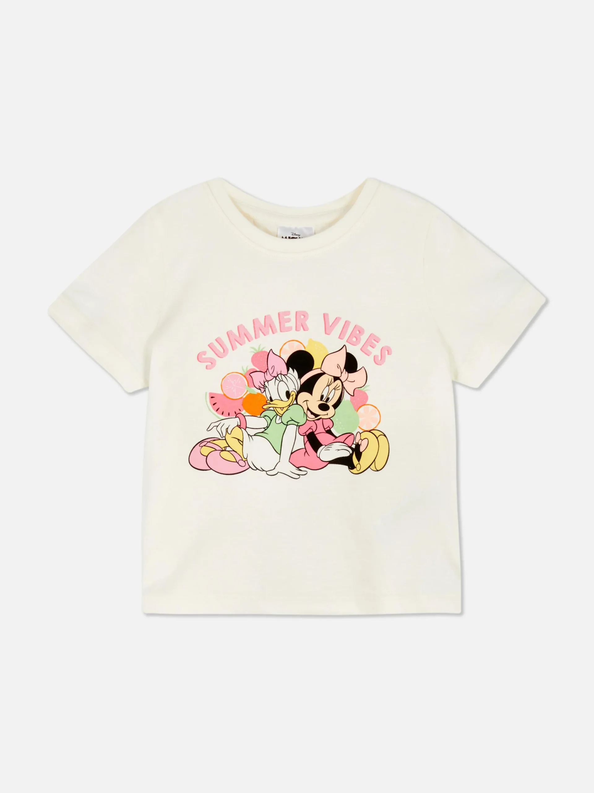 Disney’s Minnie Mouse And Friends Glitter Text T-Shirt
