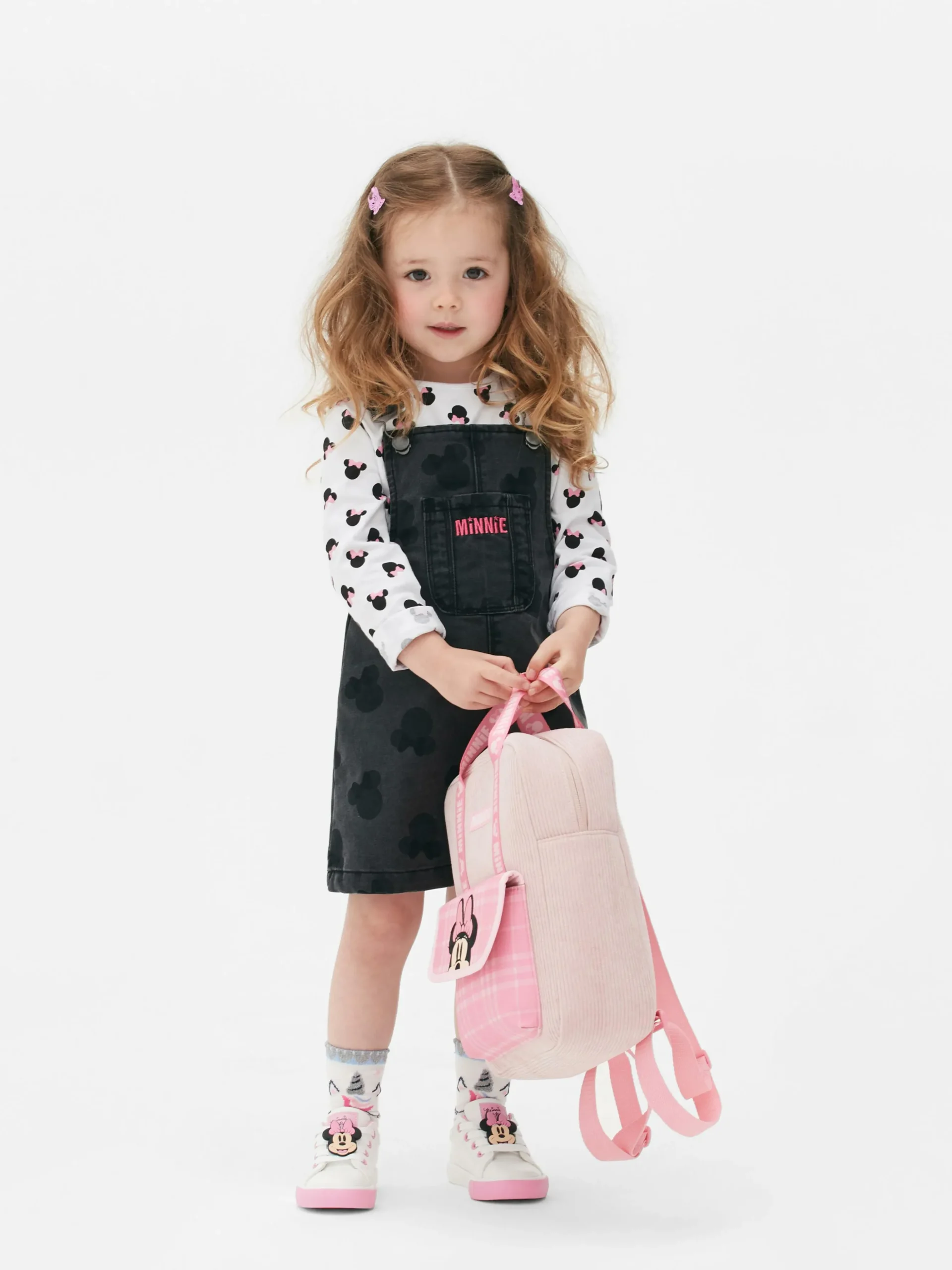 Disney’s Minnie Mouse Overall Dress Set