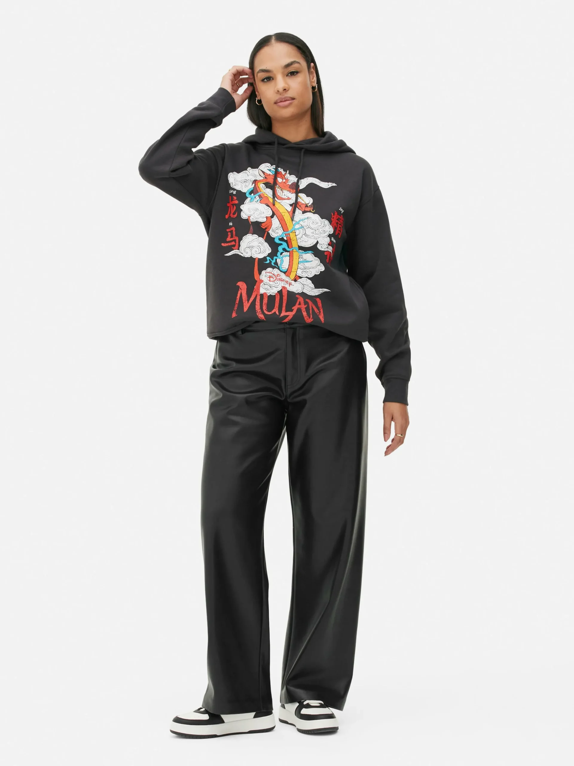 Disney’s Mulan Mushu Printed Hoodie