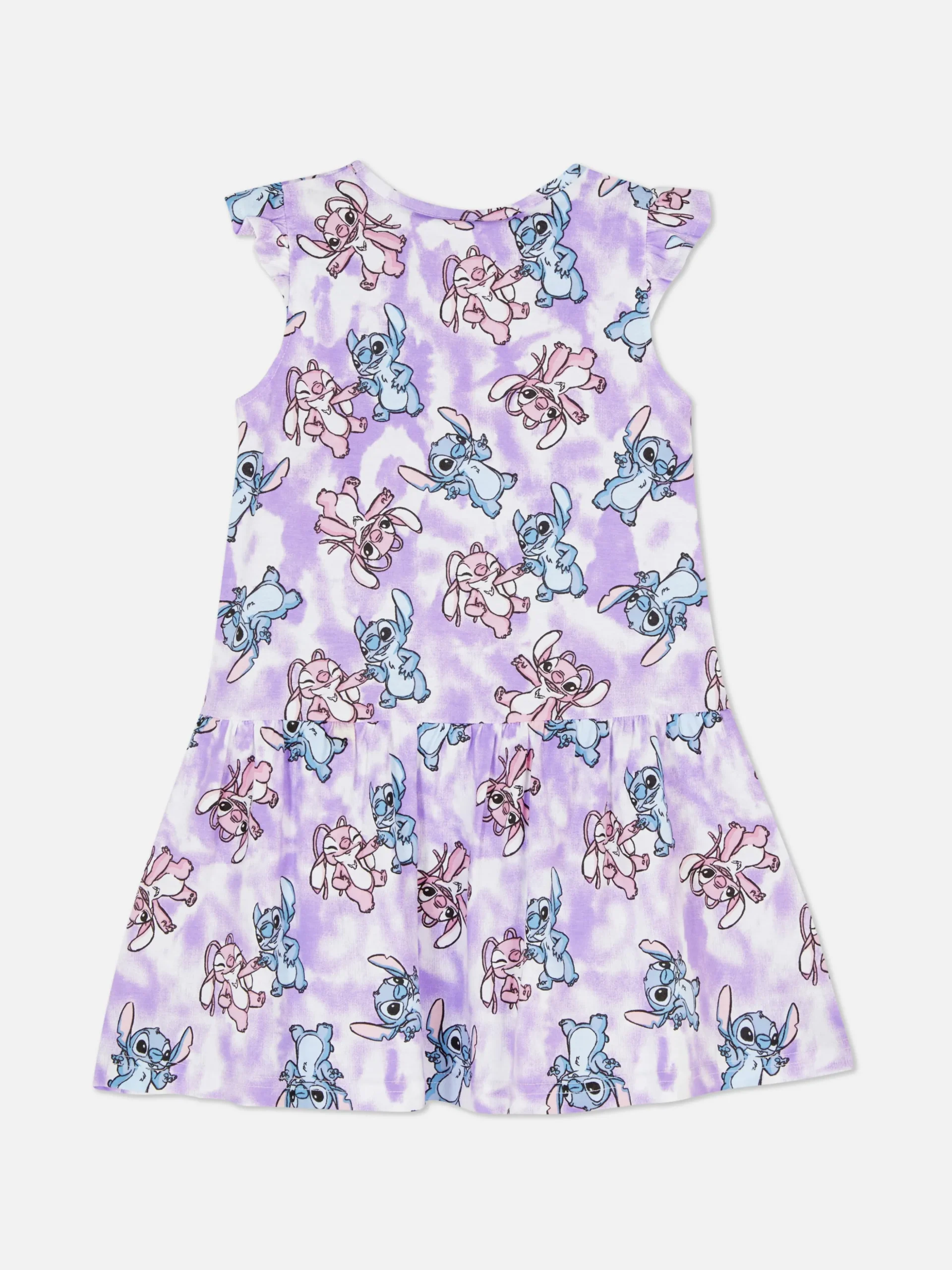 Disney’s Stitch And Angel Cap Sleeve Dress