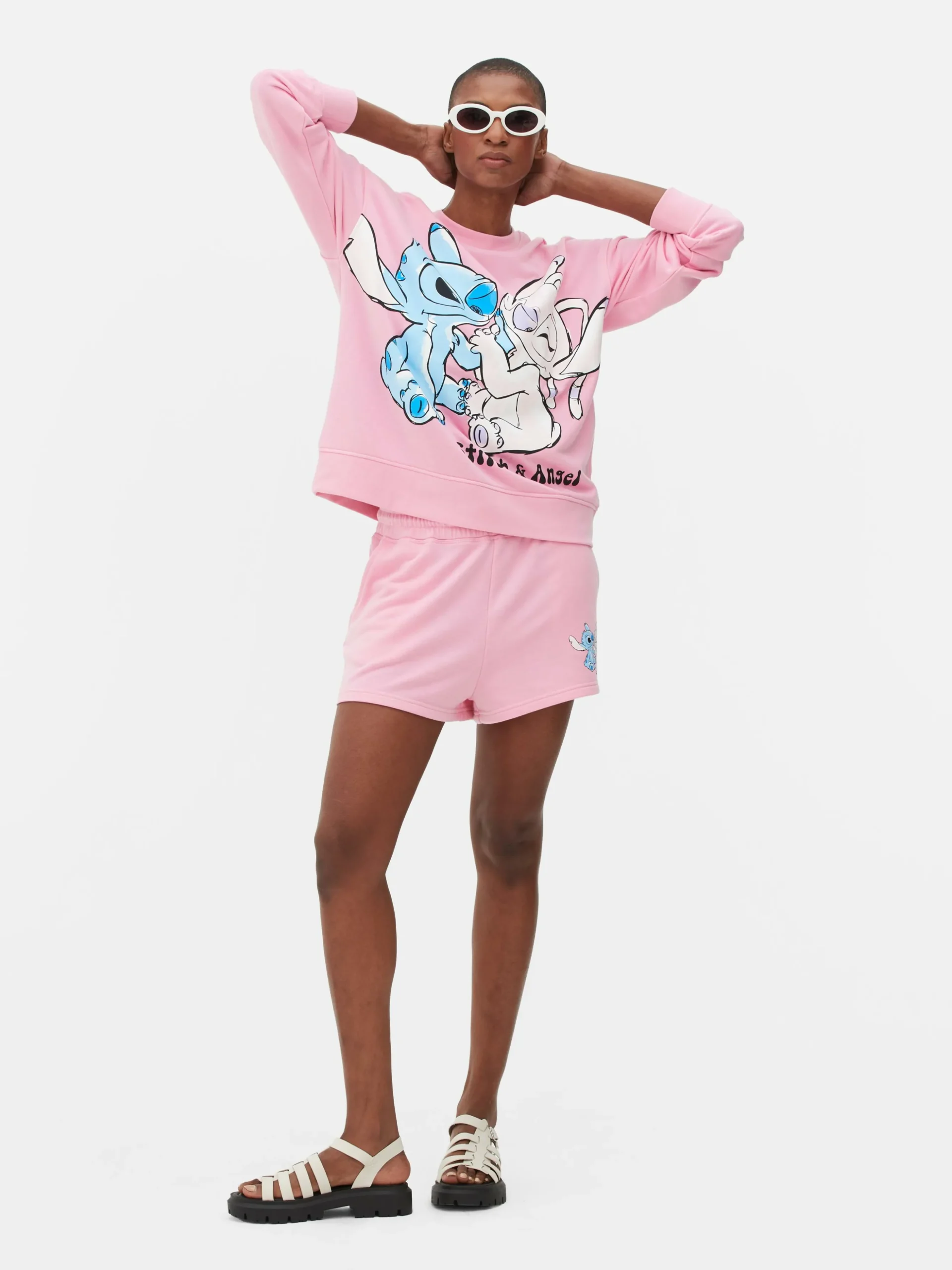 Disney’s Stitch And Angel Sweatshirt
