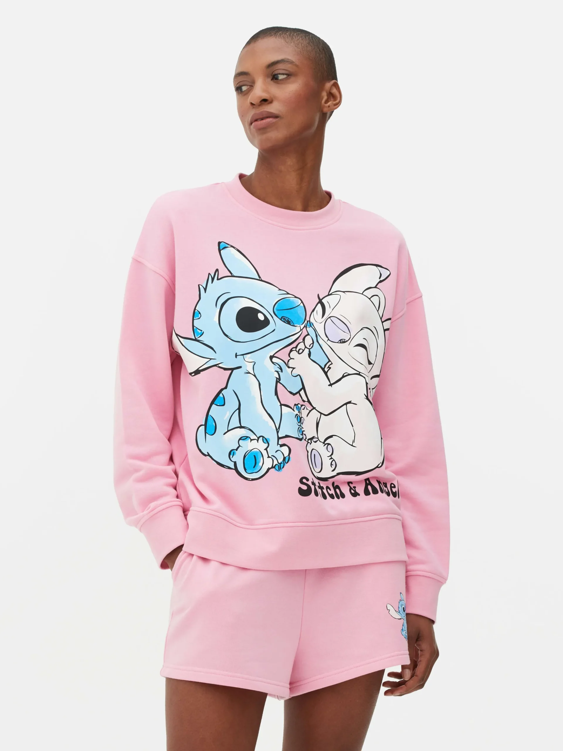 Disney’s Stitch And Angel Sweatshirt