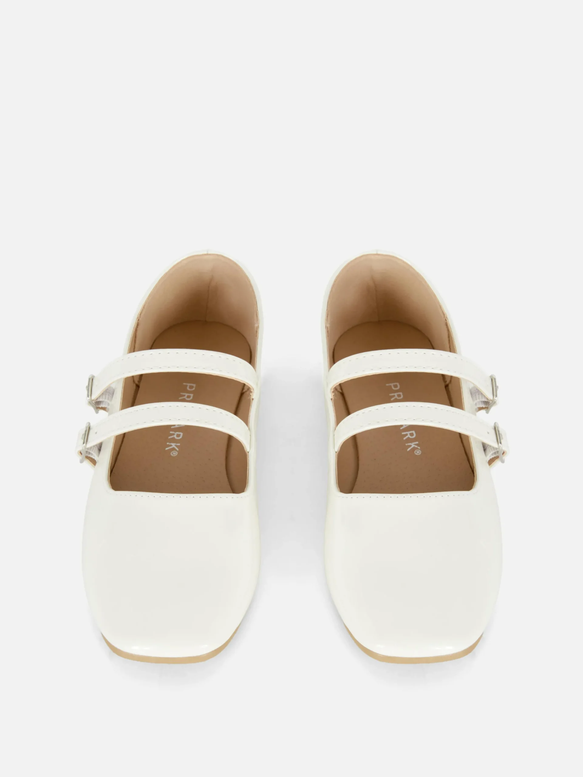Double Buckle Strap Ballet Flats