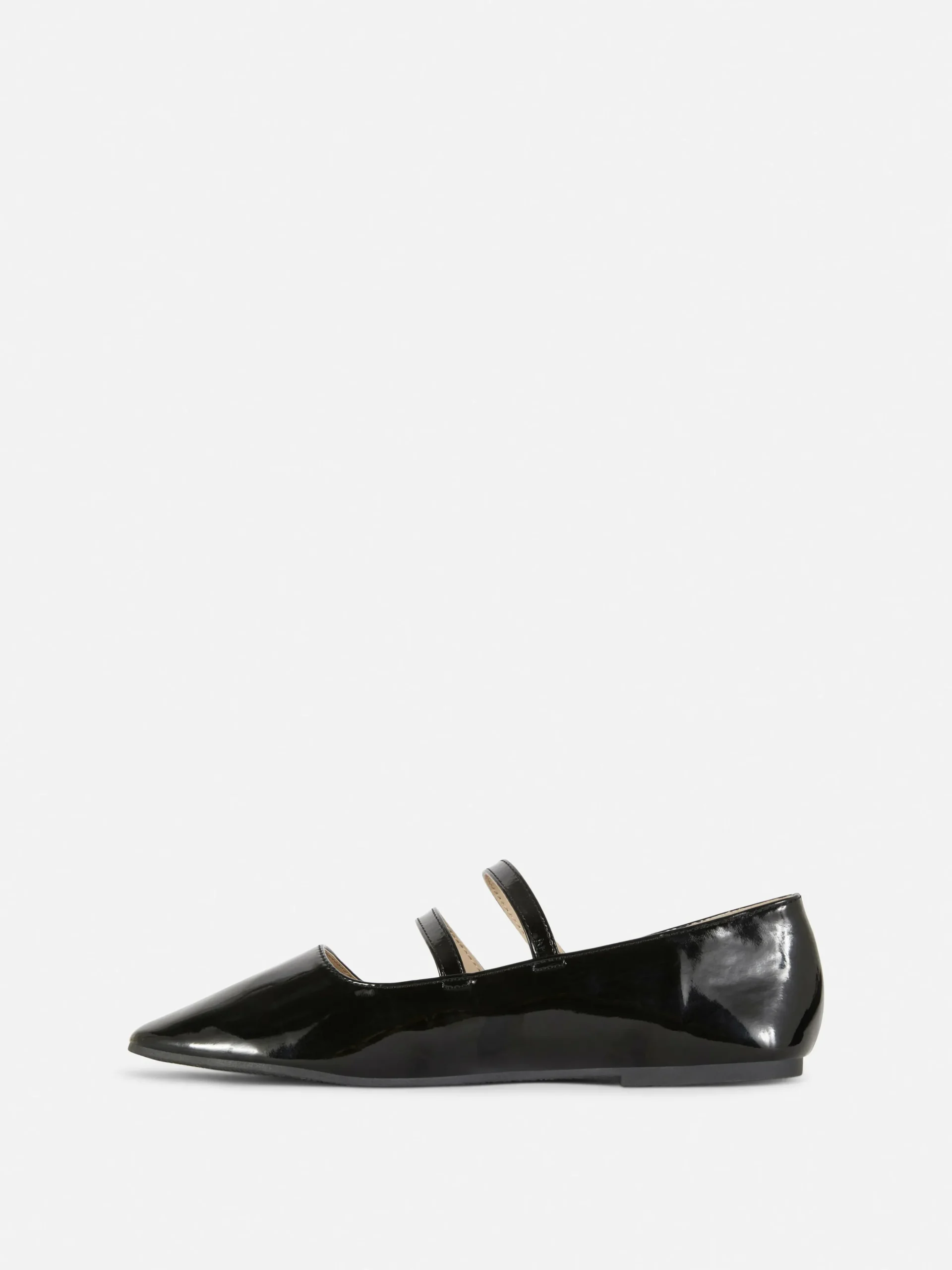 Double Buckle Strap Ballet Flats