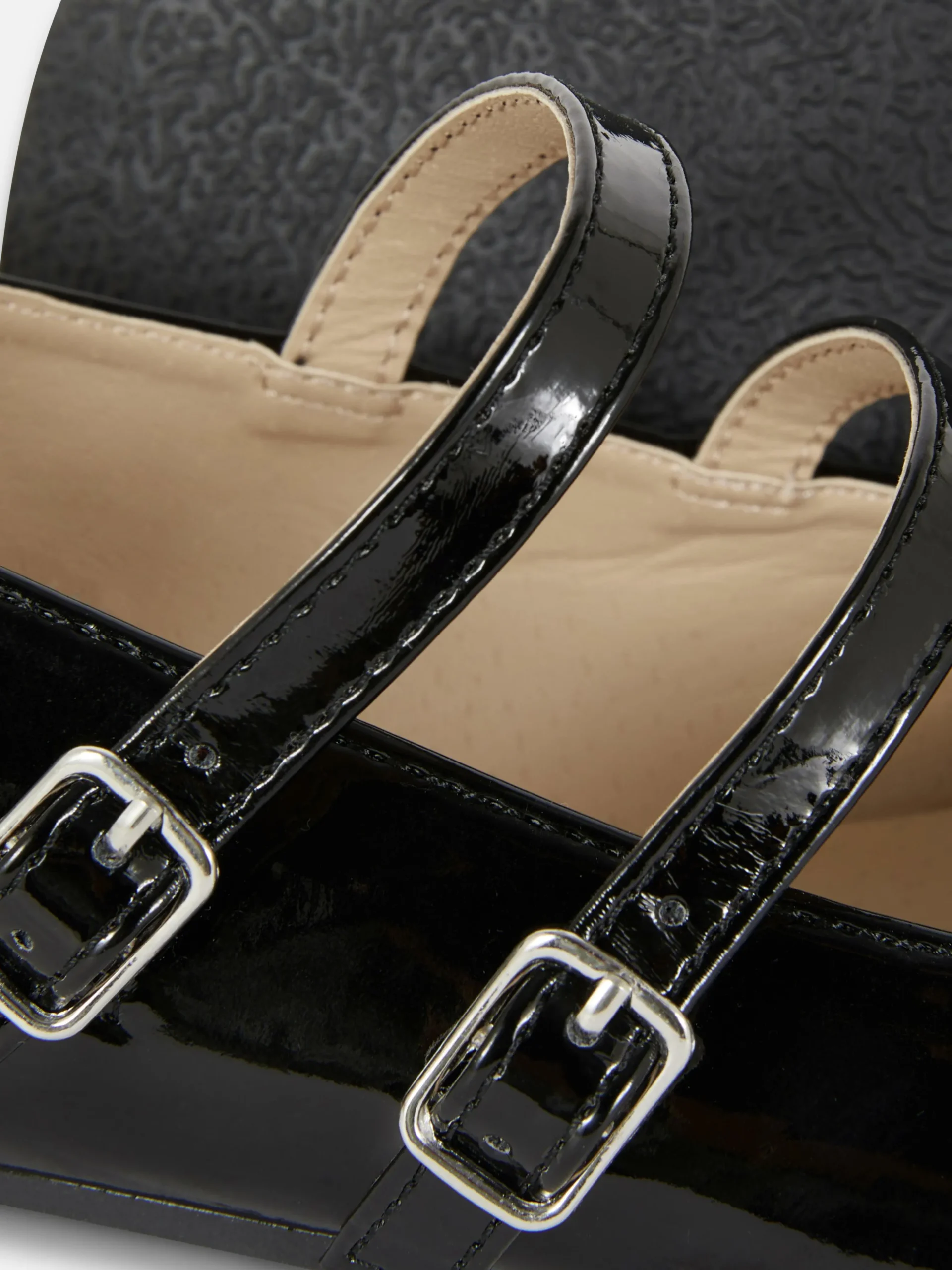 Double Buckle Strap Ballet Flats