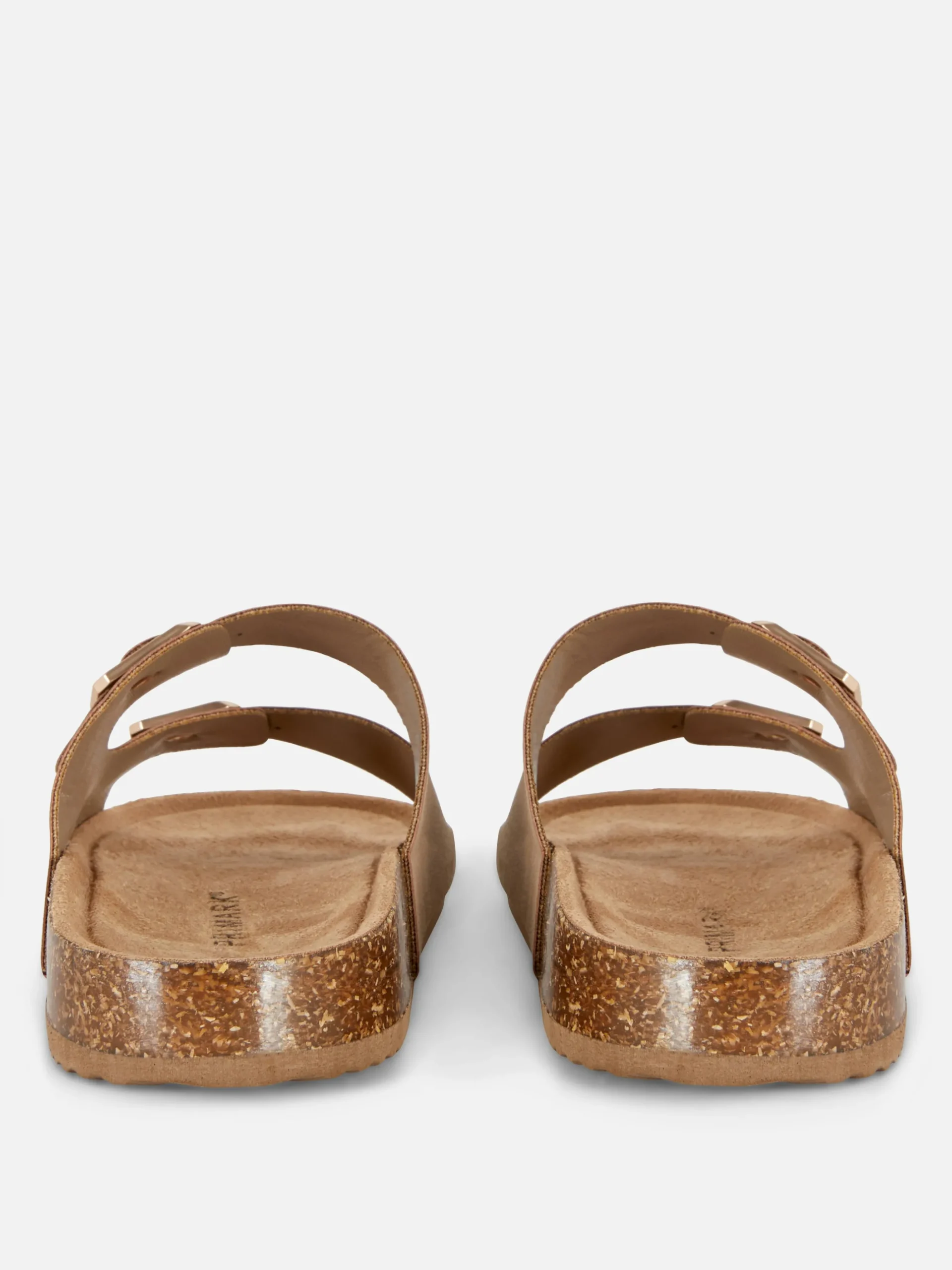 Double Strap Footbed Sandals