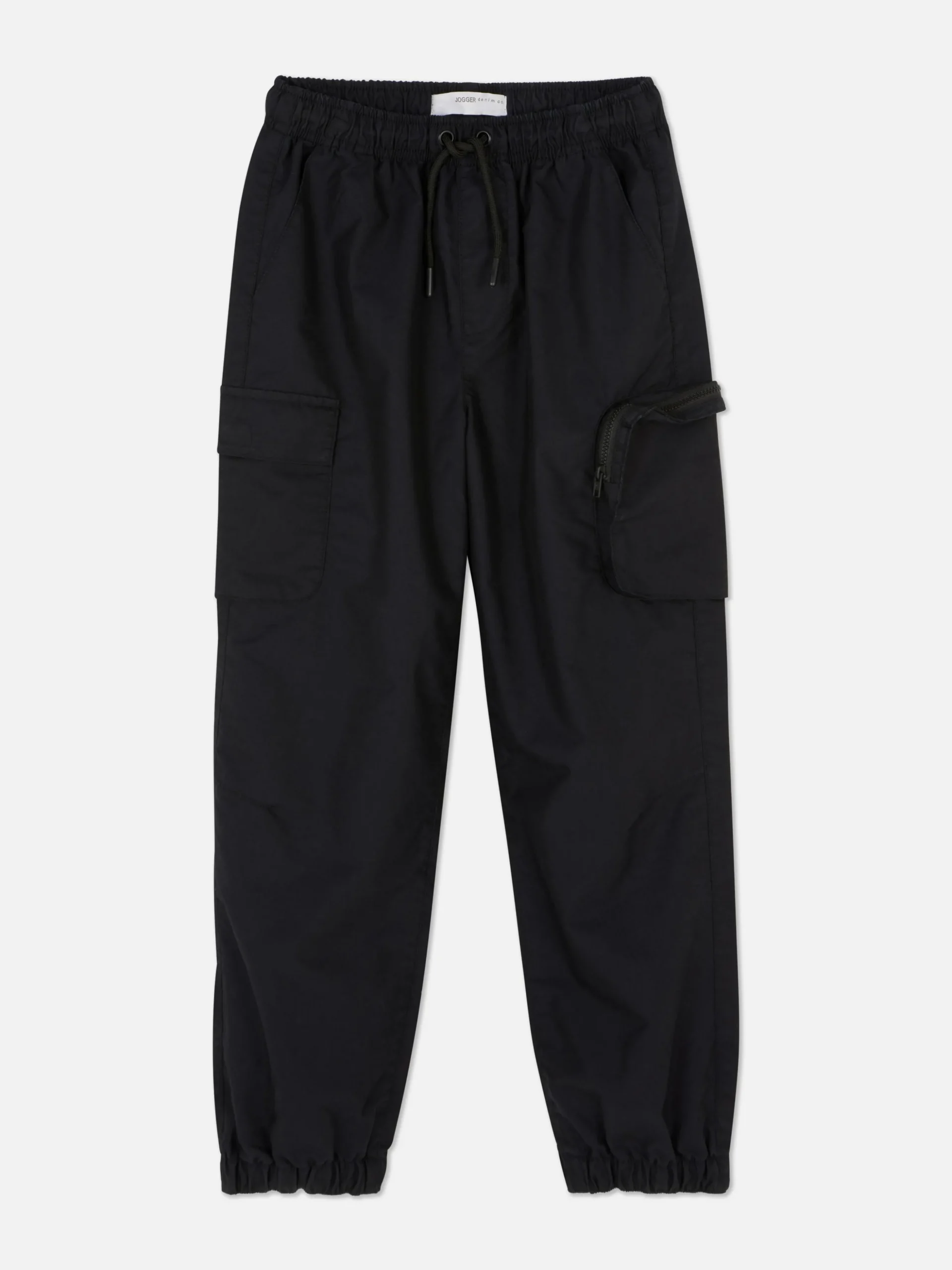 Drawstring Cuffed Cargo Joggers
