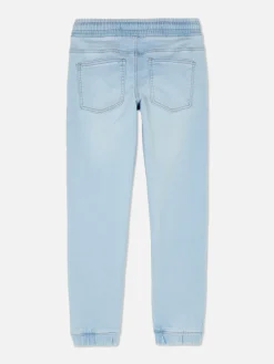 Drawstring Denim Joggers
