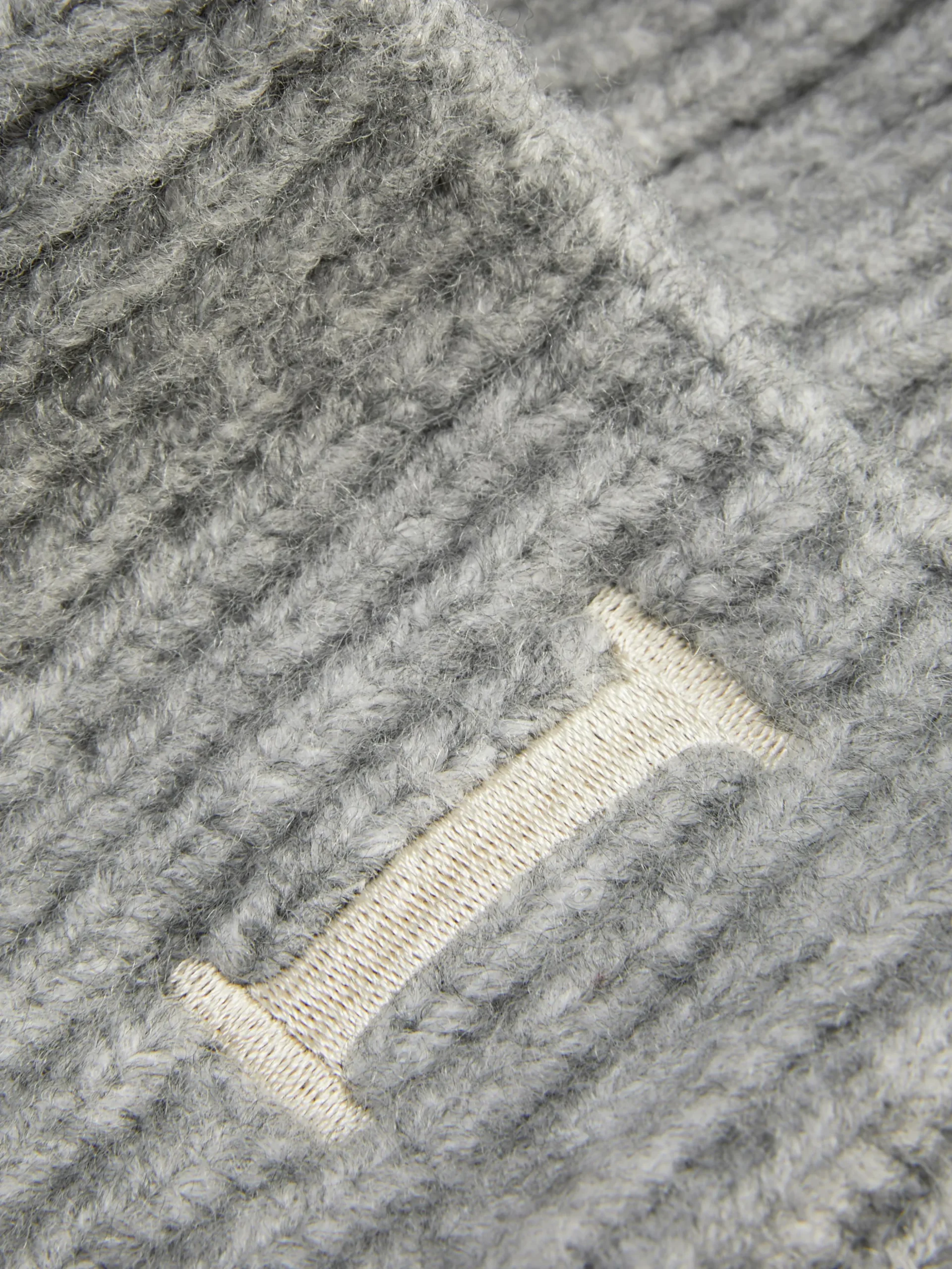 Embroidered Initial Knit Headband
