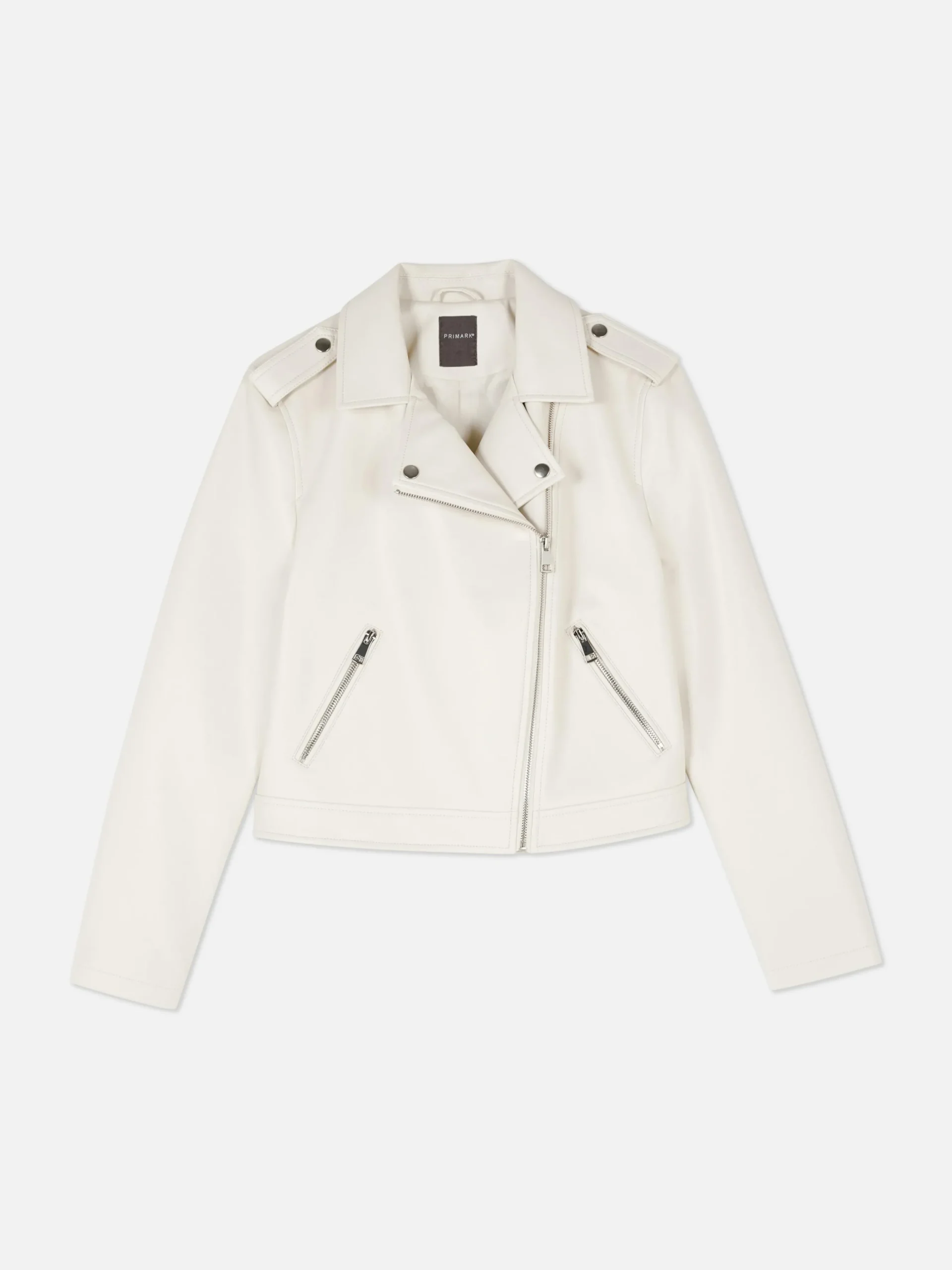 Essential Faux Leather Biker Jacket