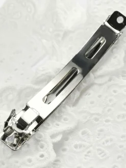 Eyelet Bow Hair Clip