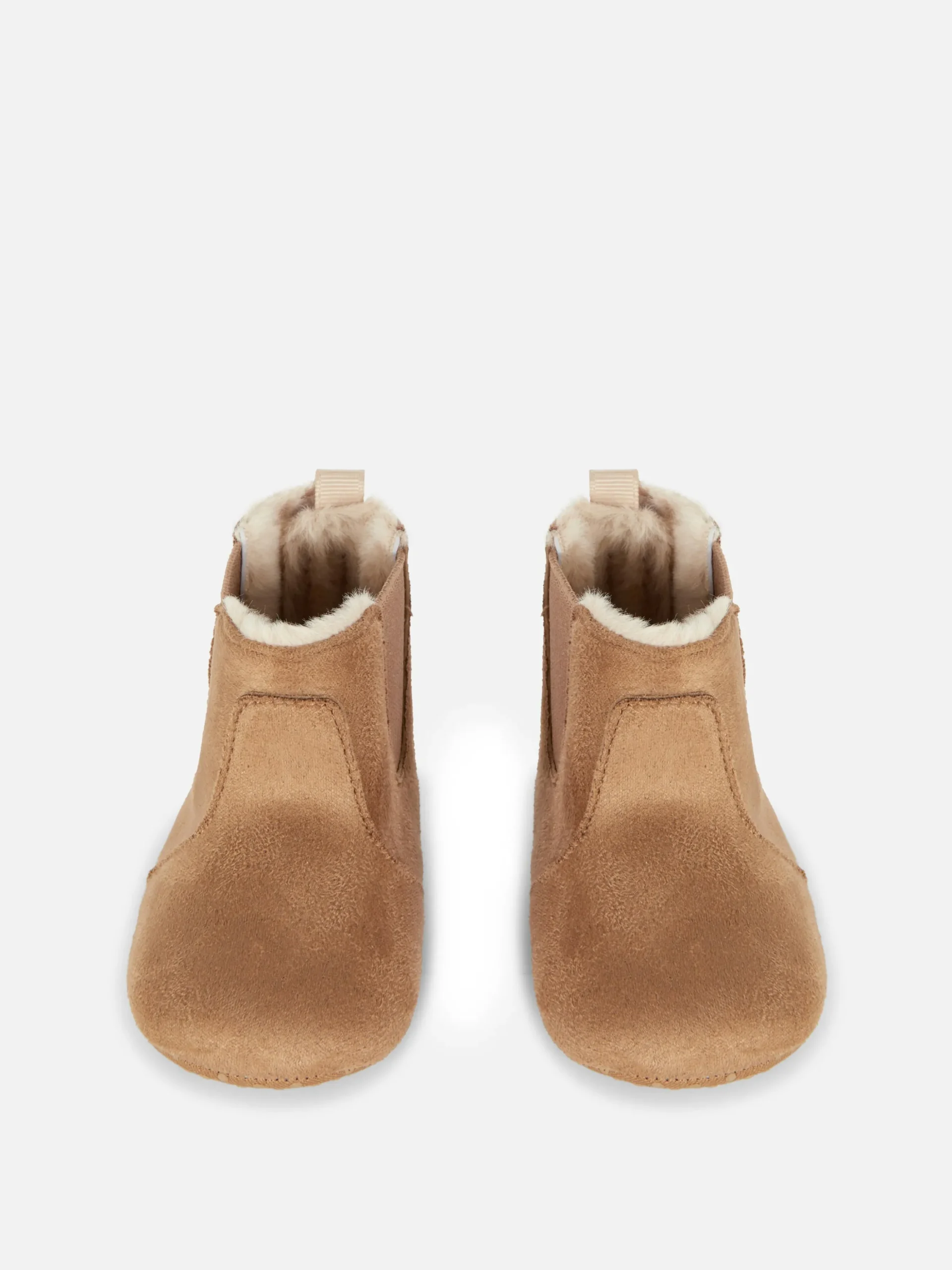 Faux Fur Baby Booties