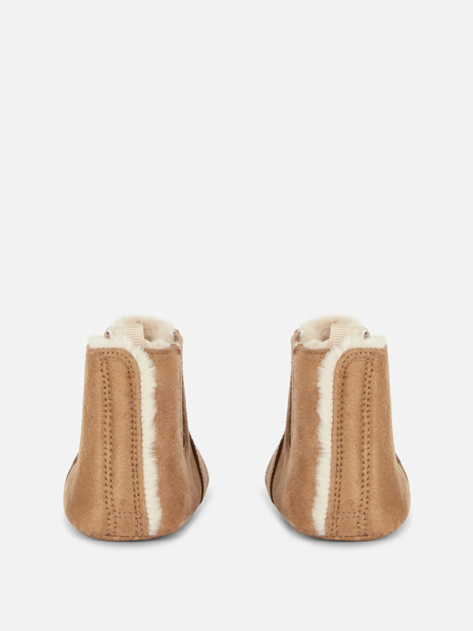 Faux Fur Baby Booties