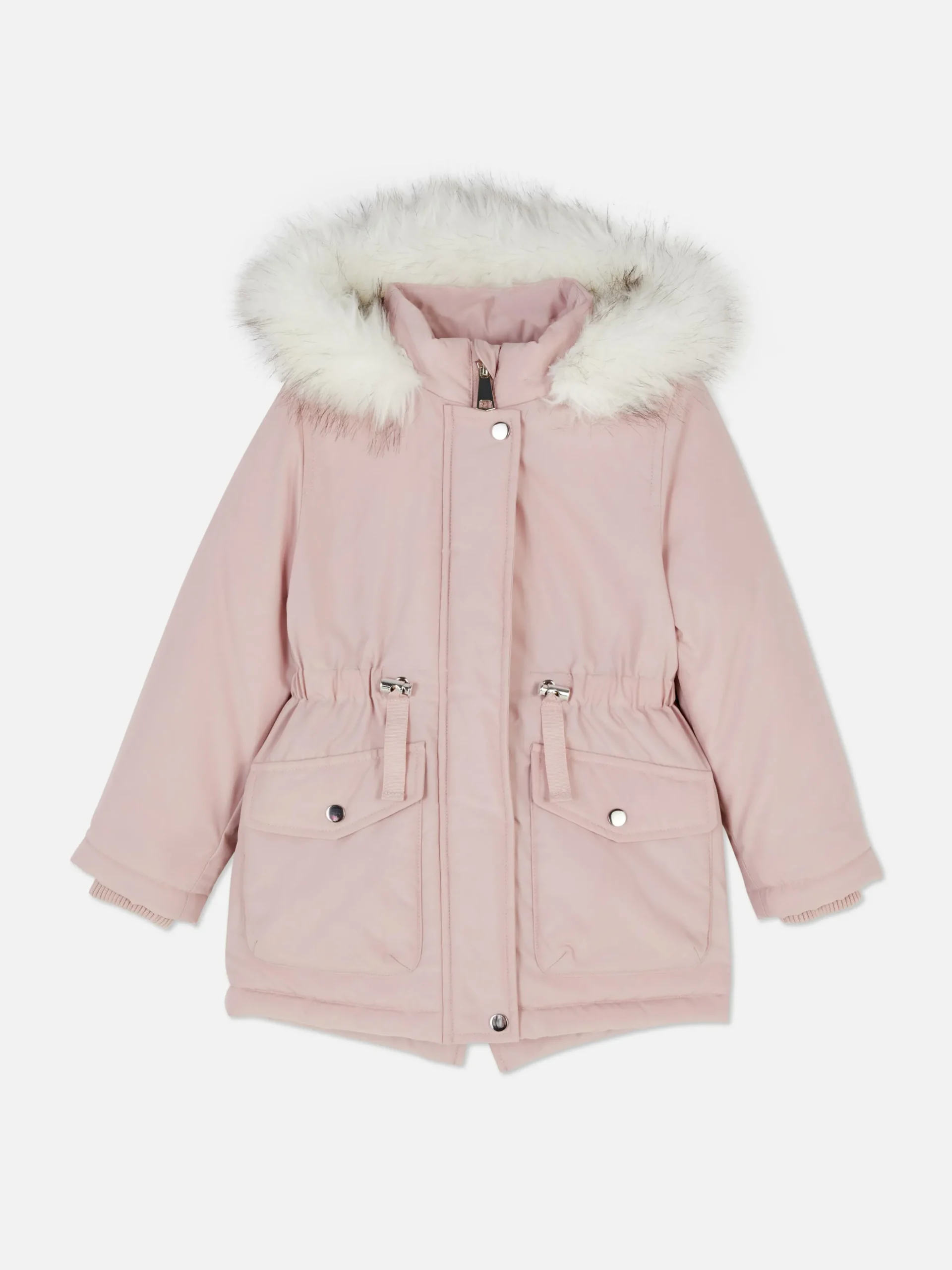 Faux Fur Hood Parka