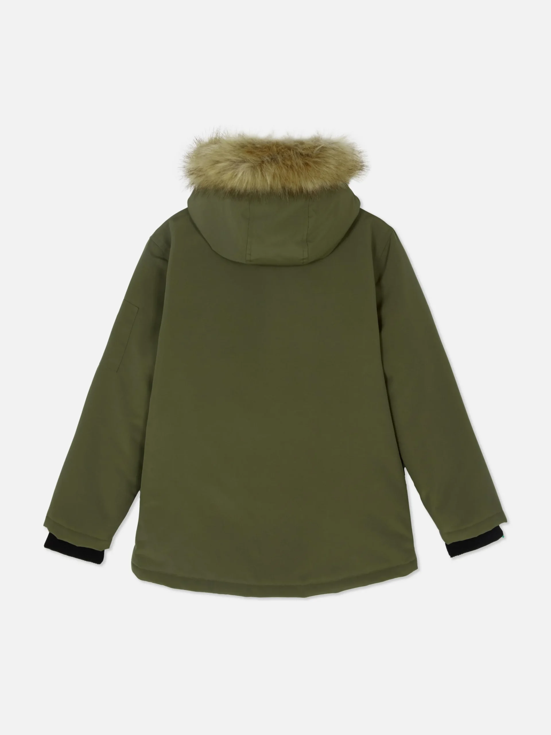 Faux Fur Hood Parka
