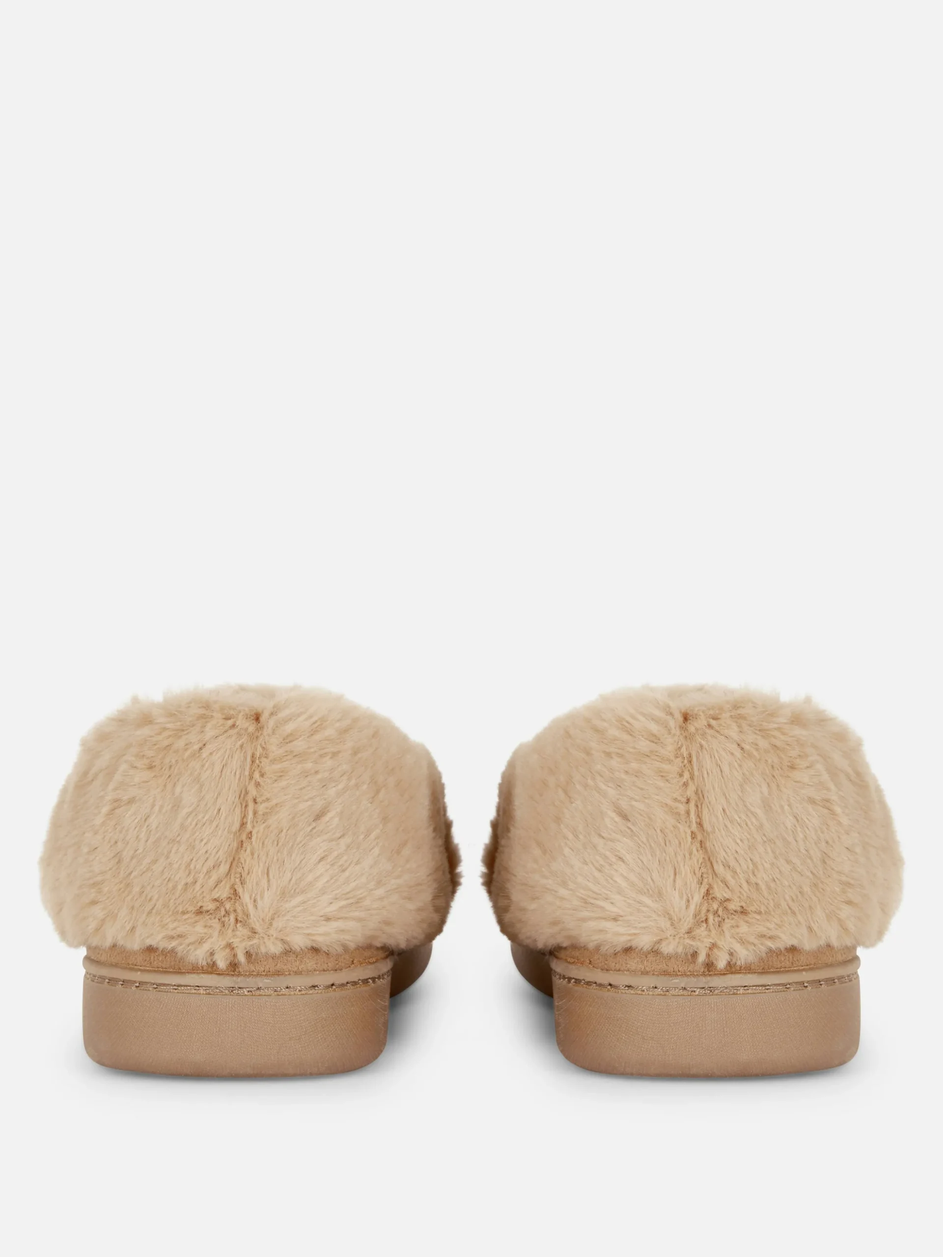 Faux Fur Lined Moccasin Slippers