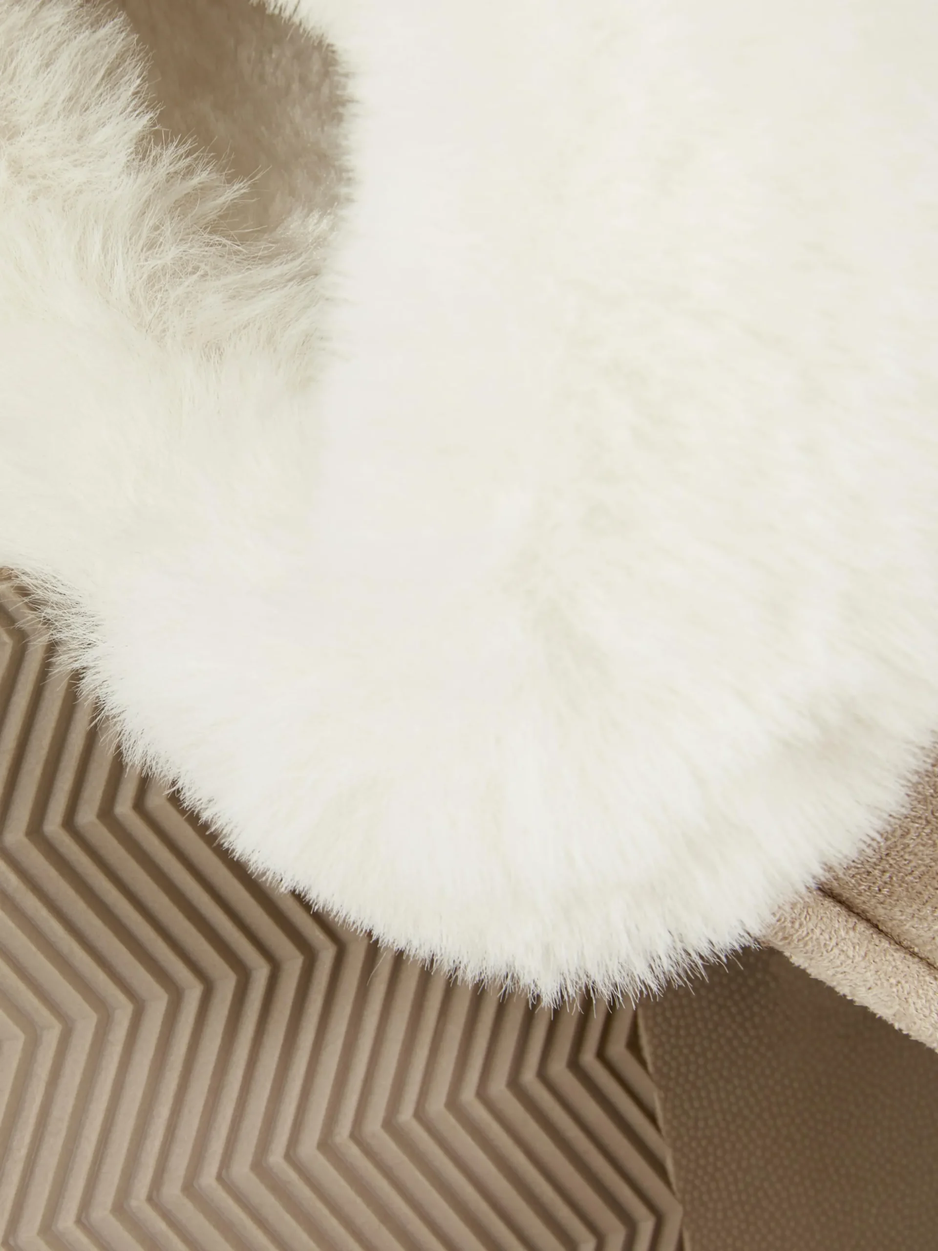 Faux Fur Lined Moccasin Slippers