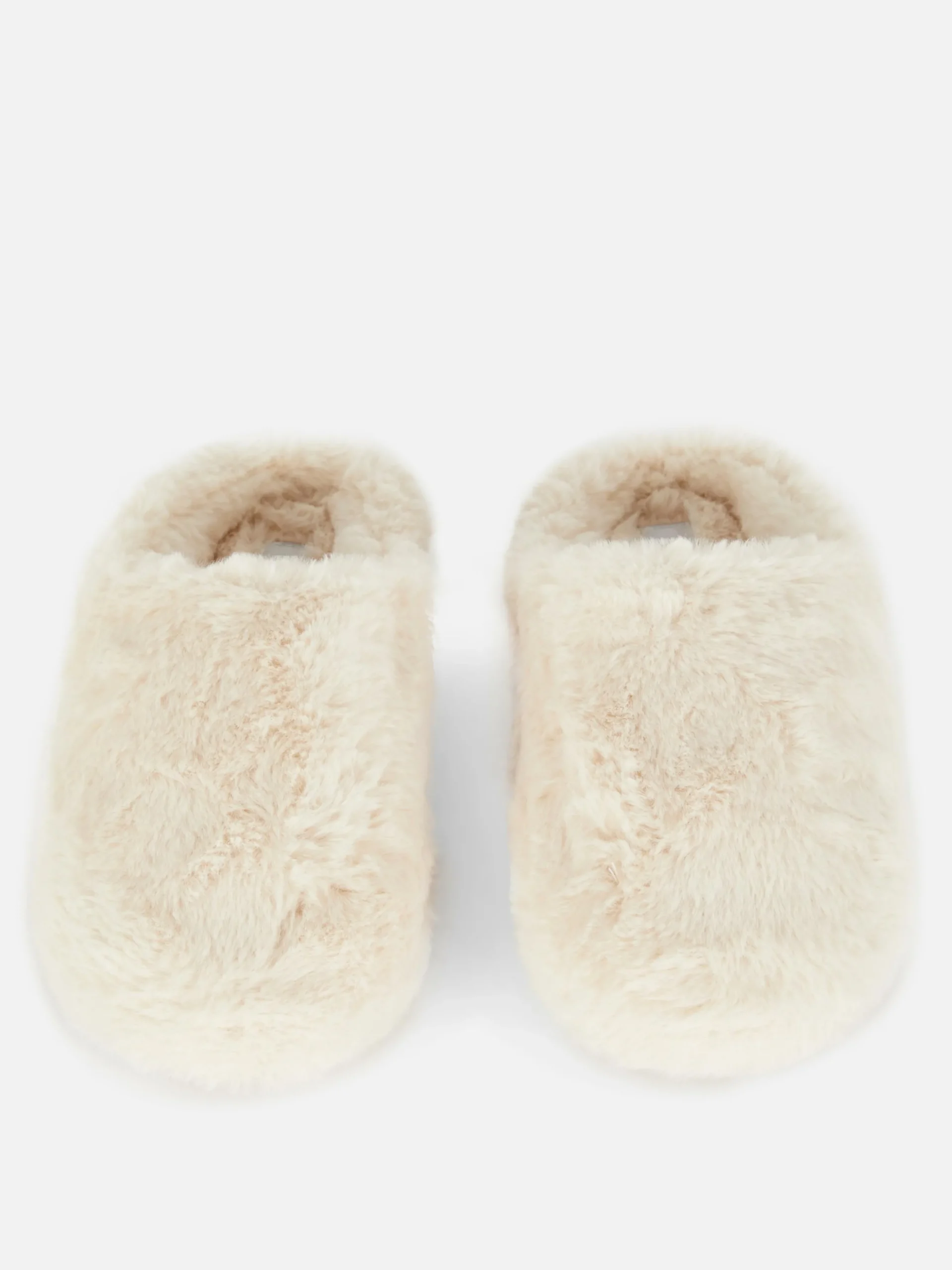 Faux Fur Mule Slippers