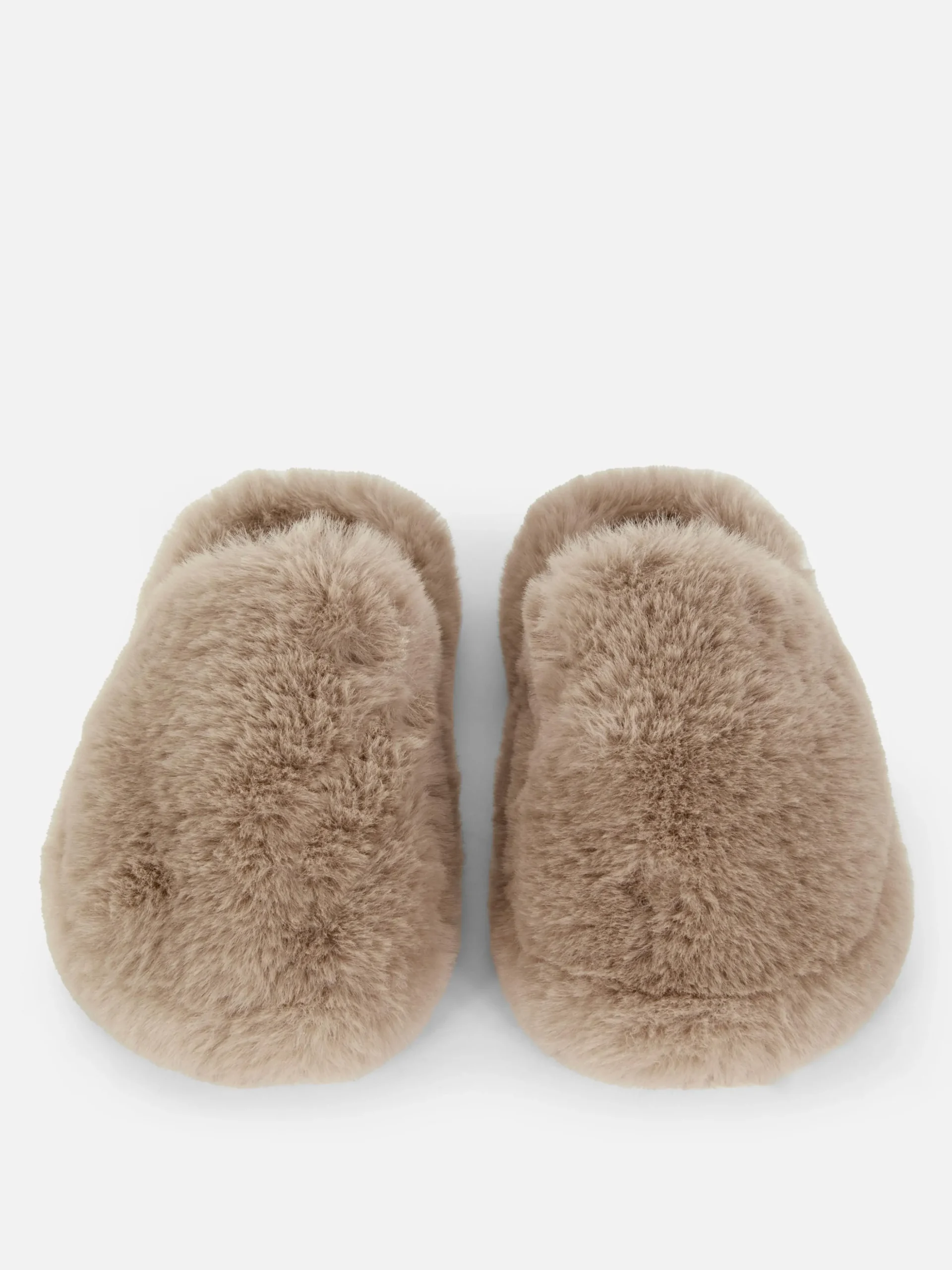 Faux Fur Mule Slippers