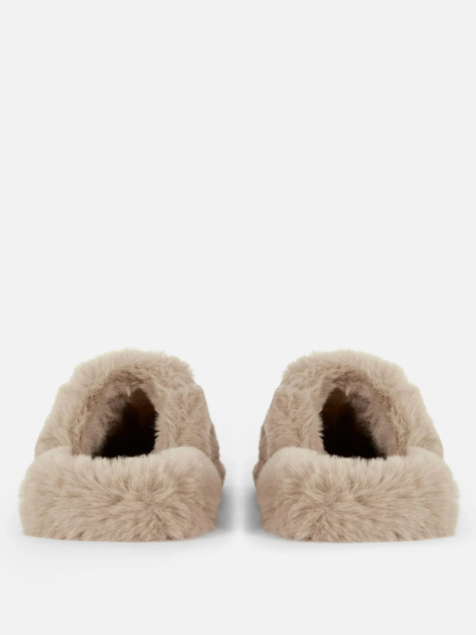 Faux Fur Mule Slippers