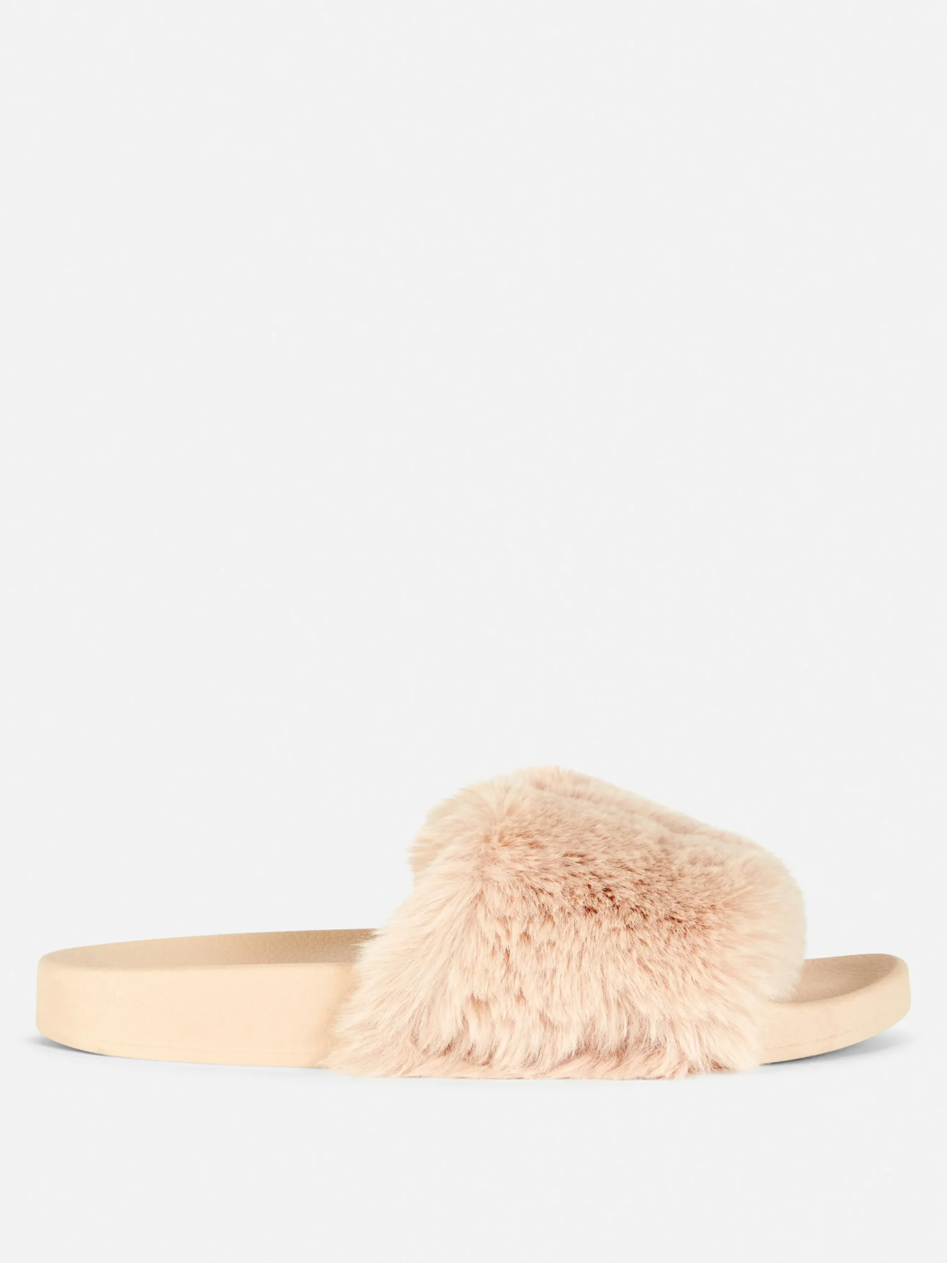 Faux Fur Slides