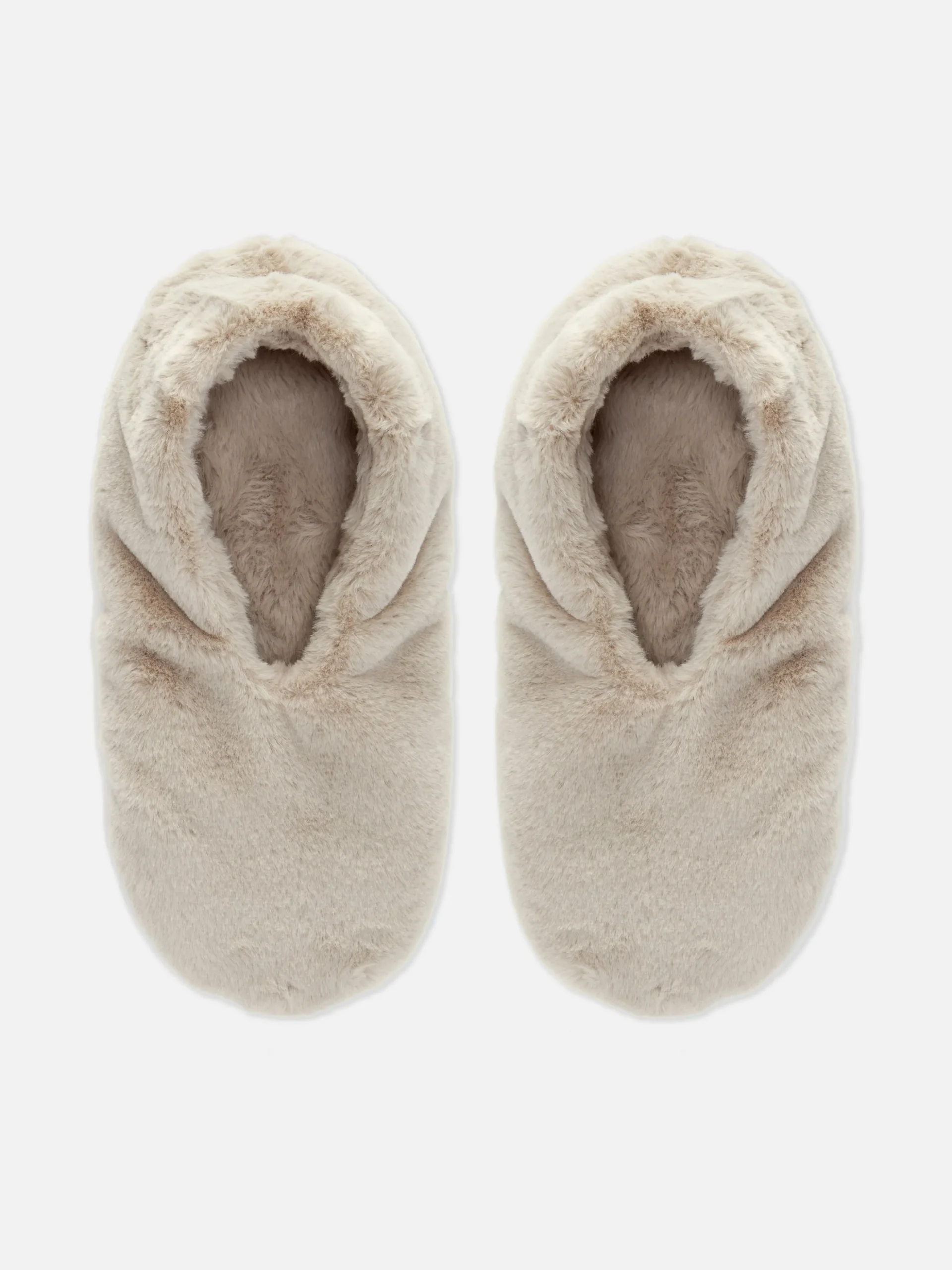 Faux Fur Slipper Socks