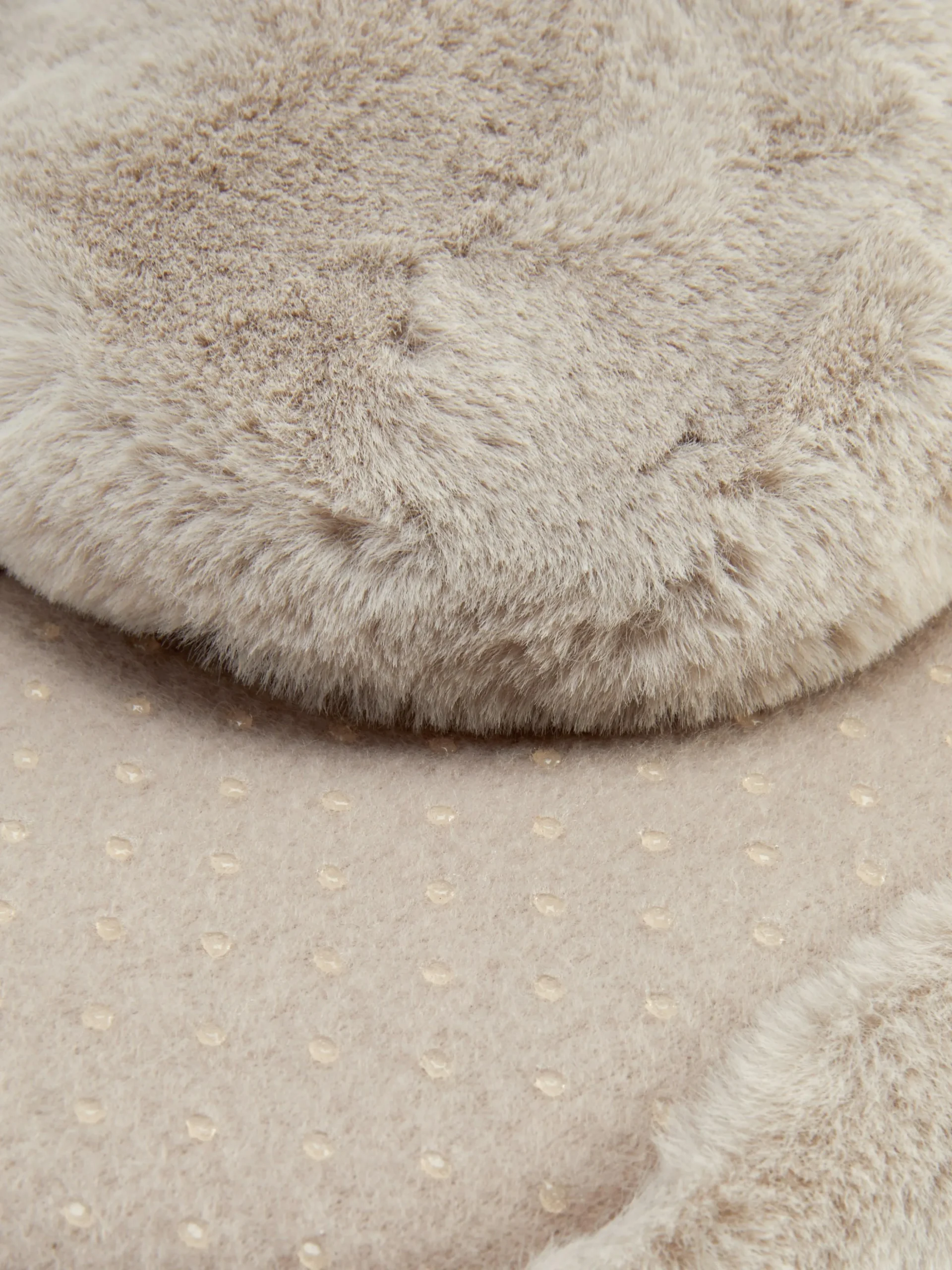 Faux Fur Slipper Socks