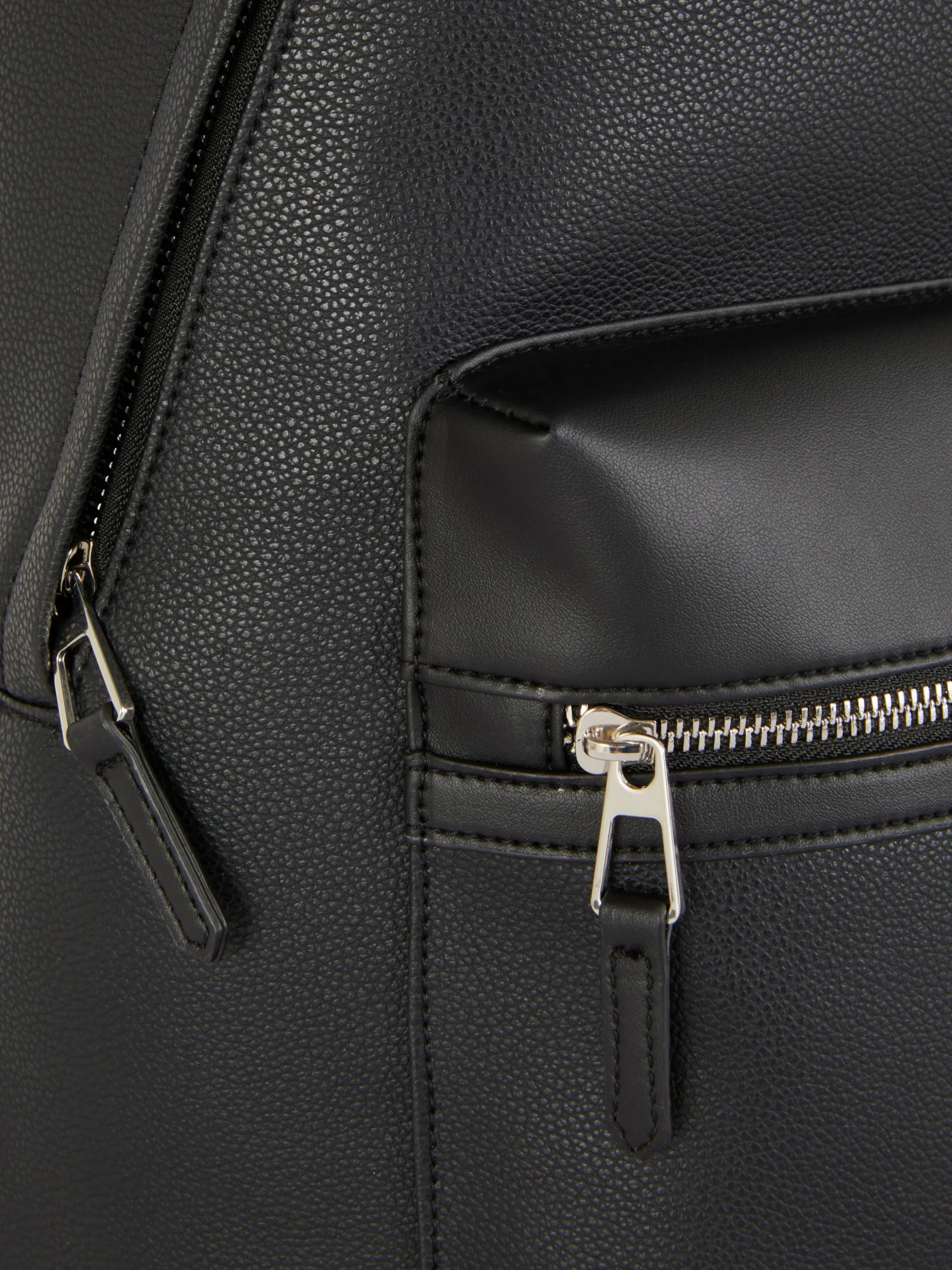 Faux Leather Backpack