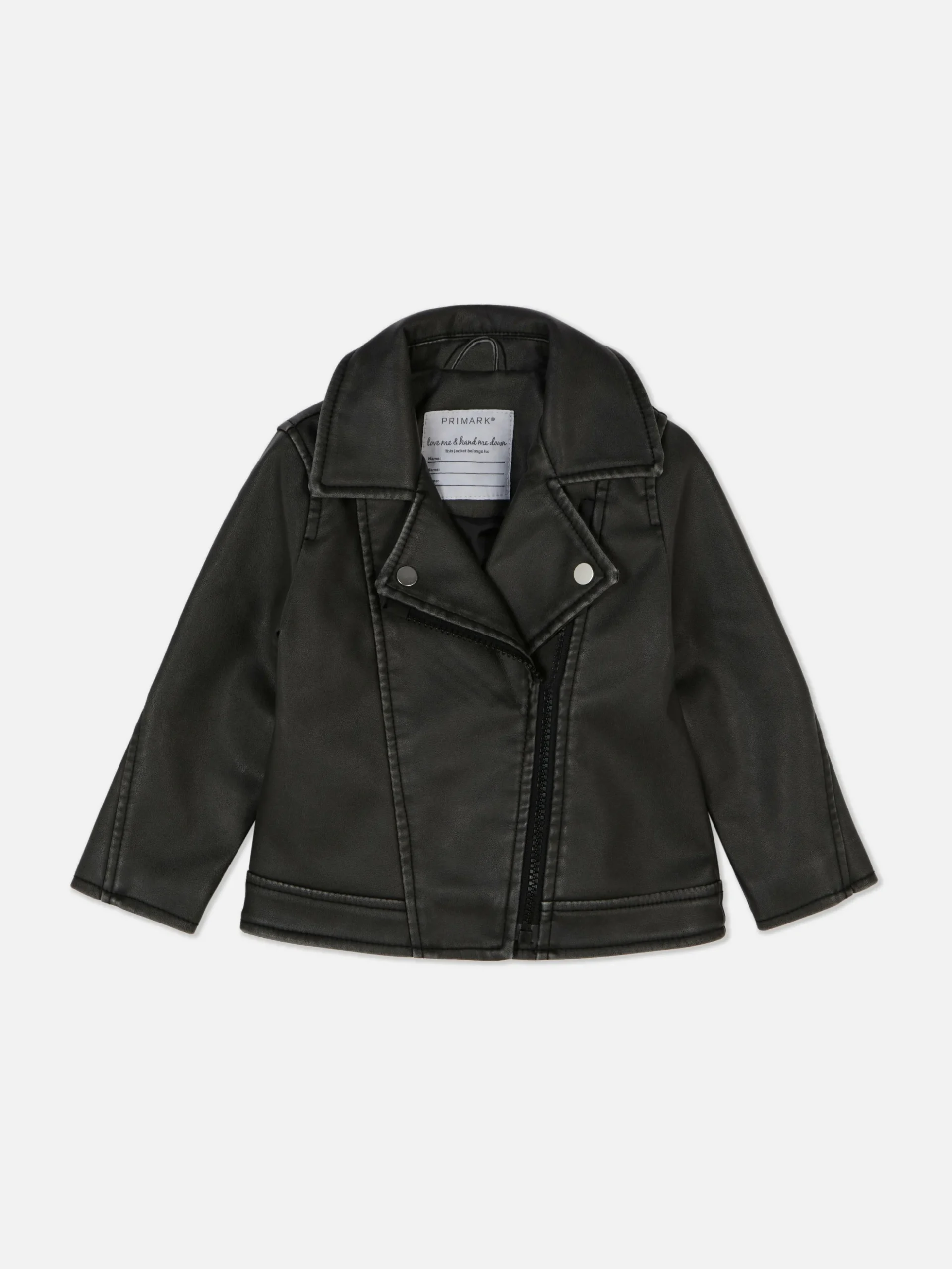 Faux Leather Biker Jacket