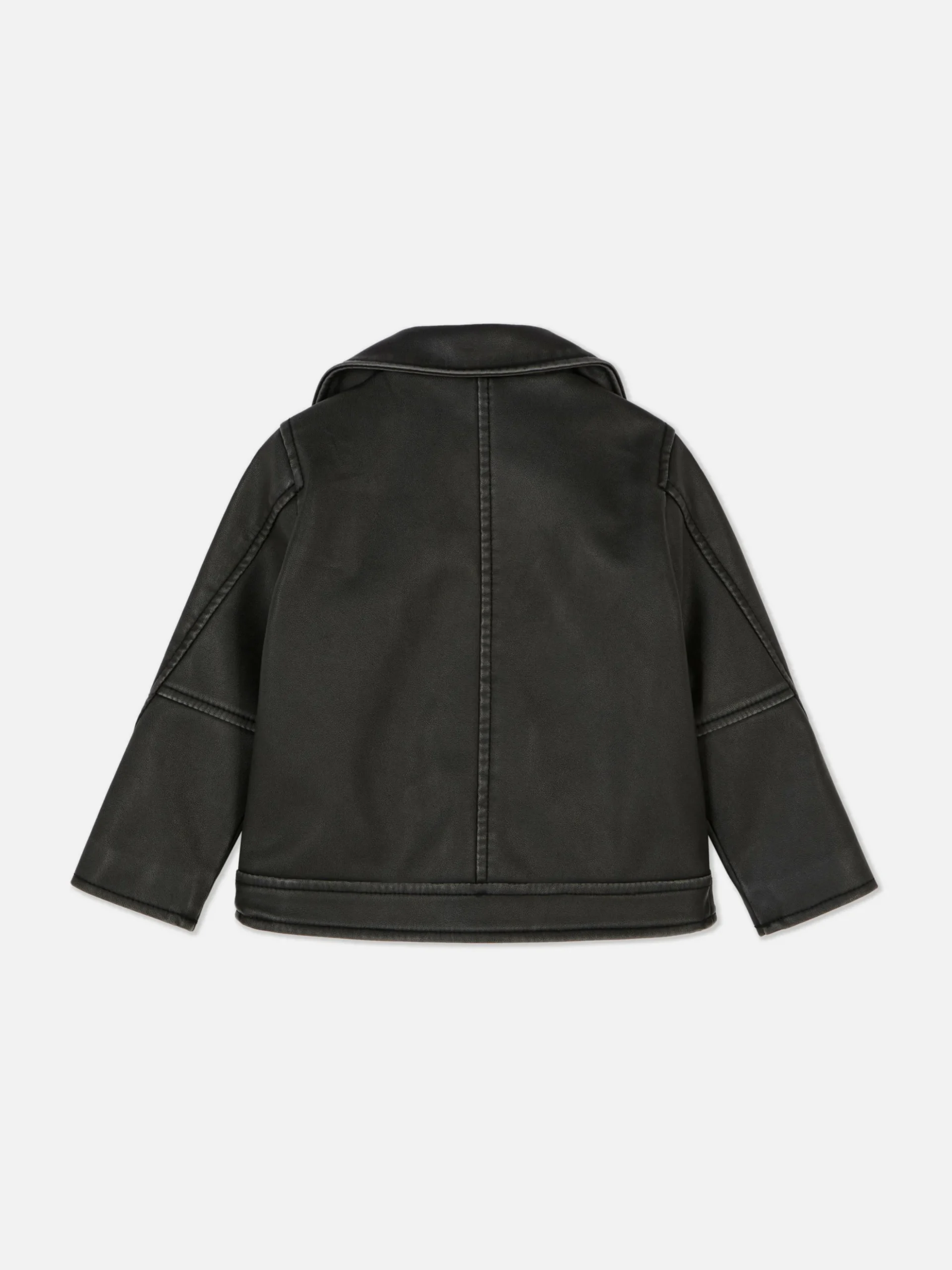Faux Leather Biker Jacket