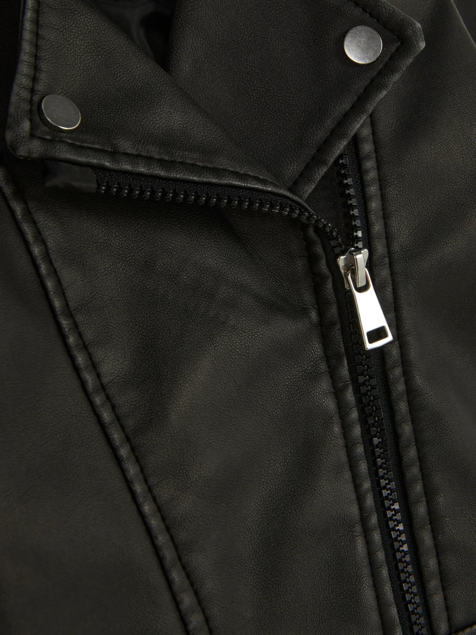 Faux Leather Biker Jacket