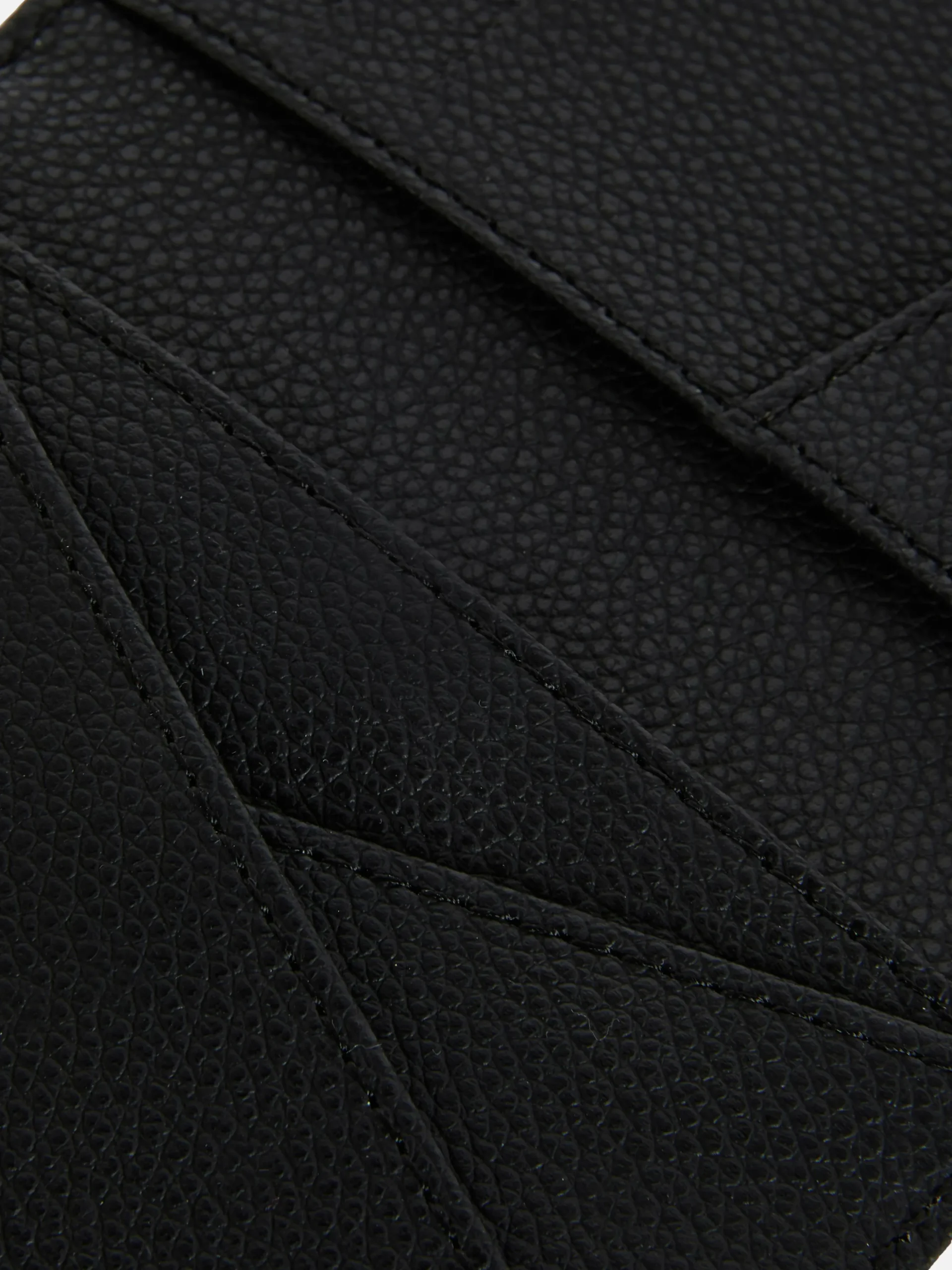 Faux Leather Folded Card Holder