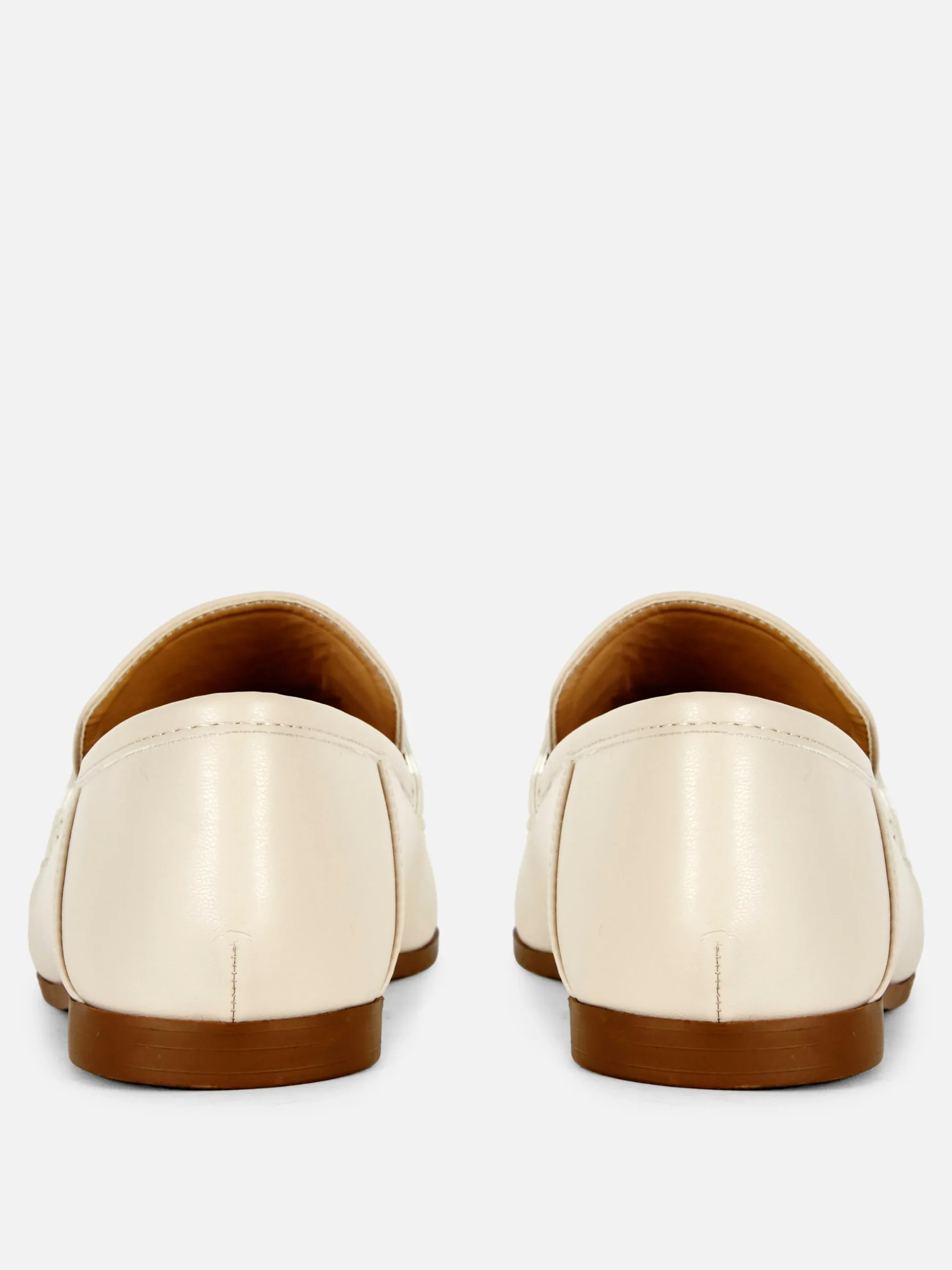 Faux Leather Snaffle Loafers