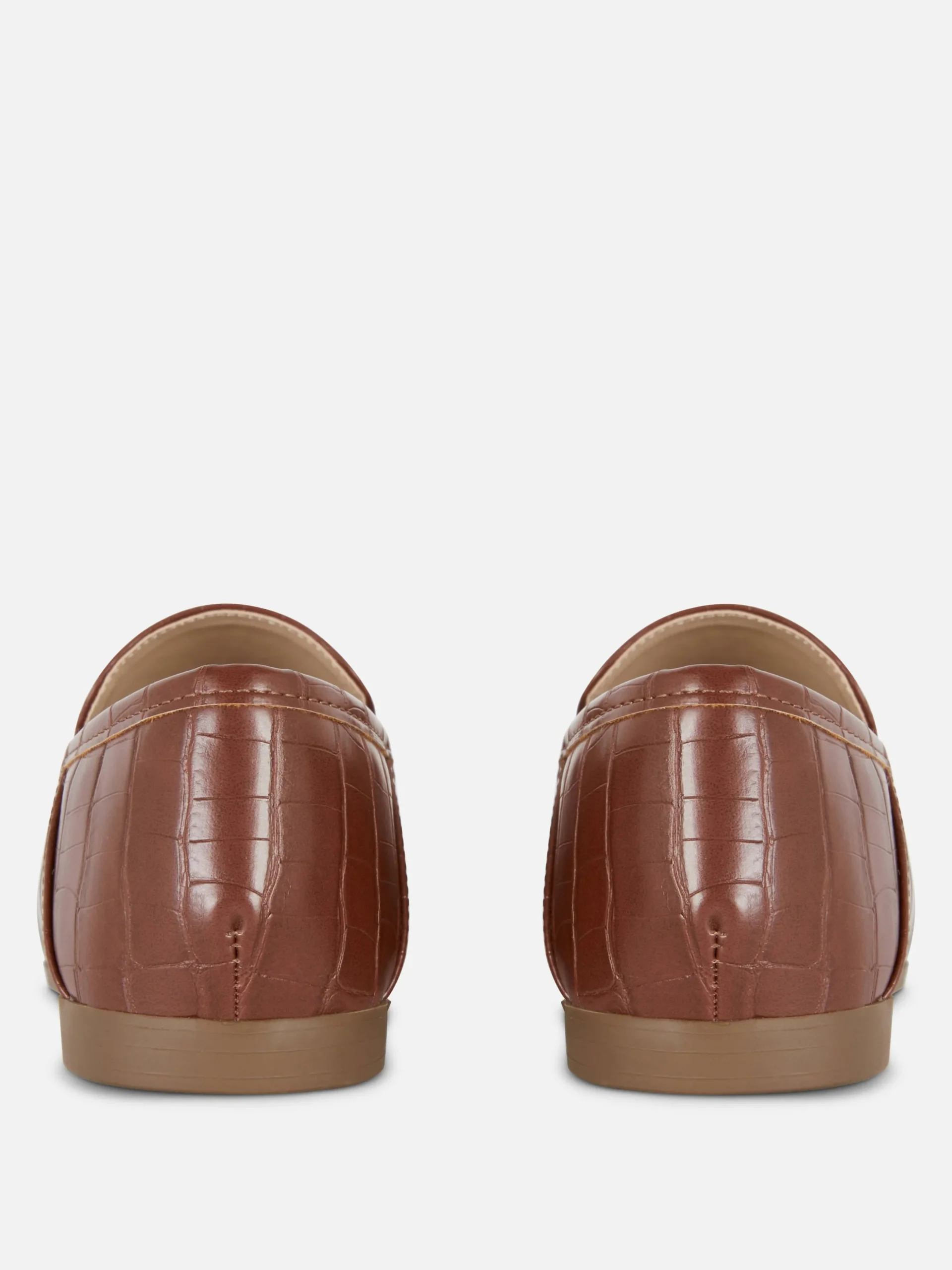 Faux Leather Snaffle Loafers