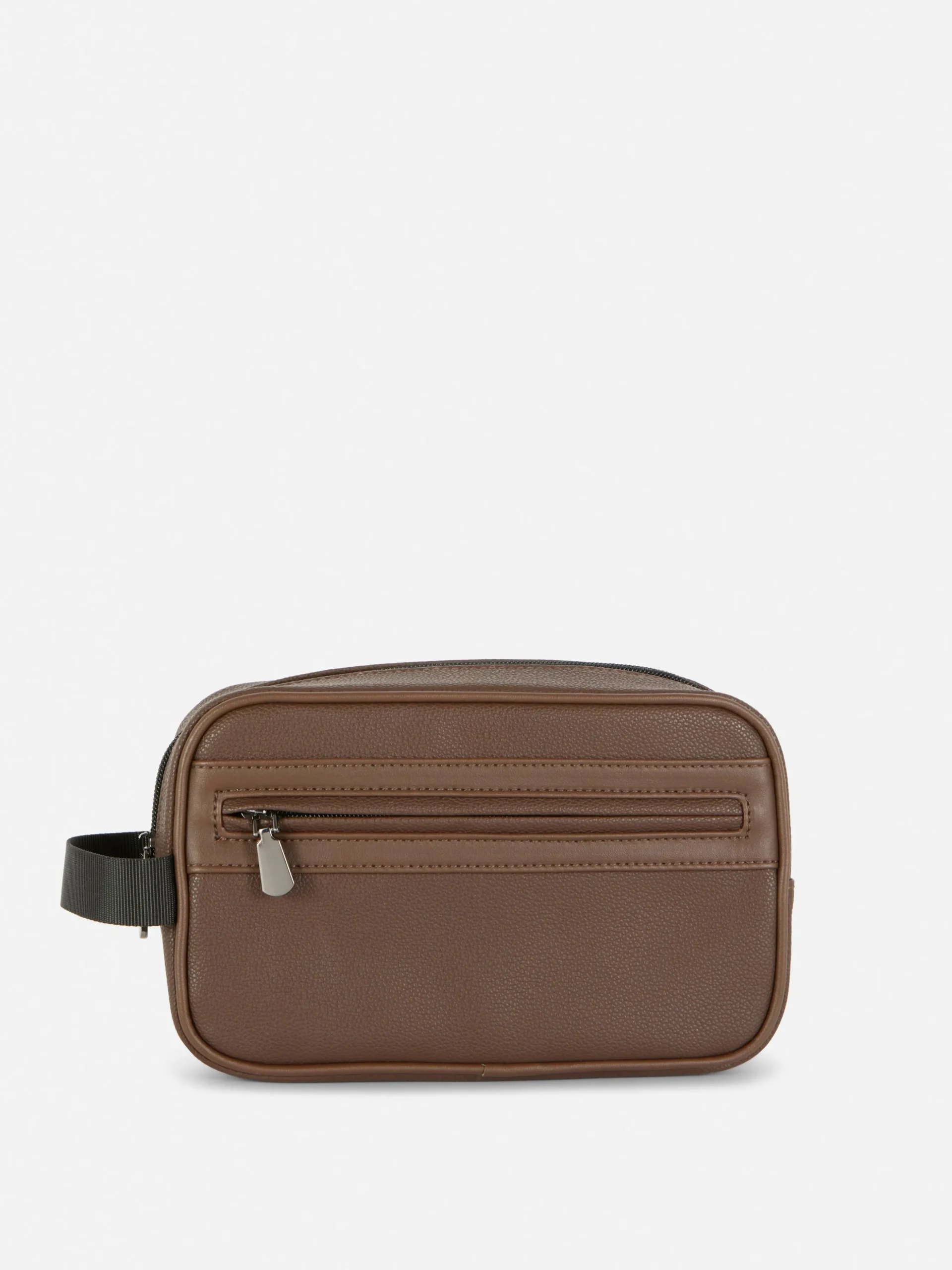 Faux Leather Toiletry Bag