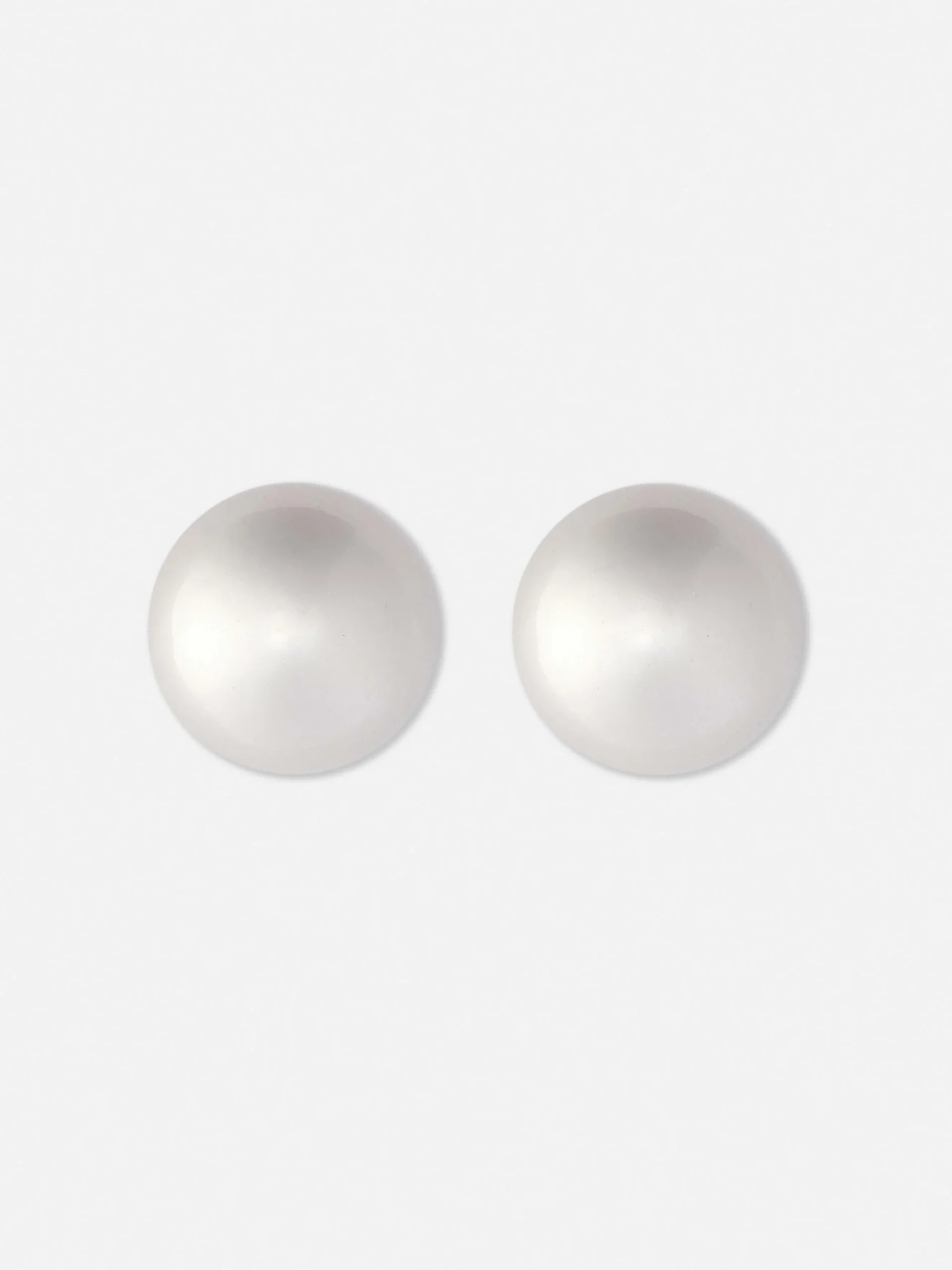 Faux Pearl Stud Earrings