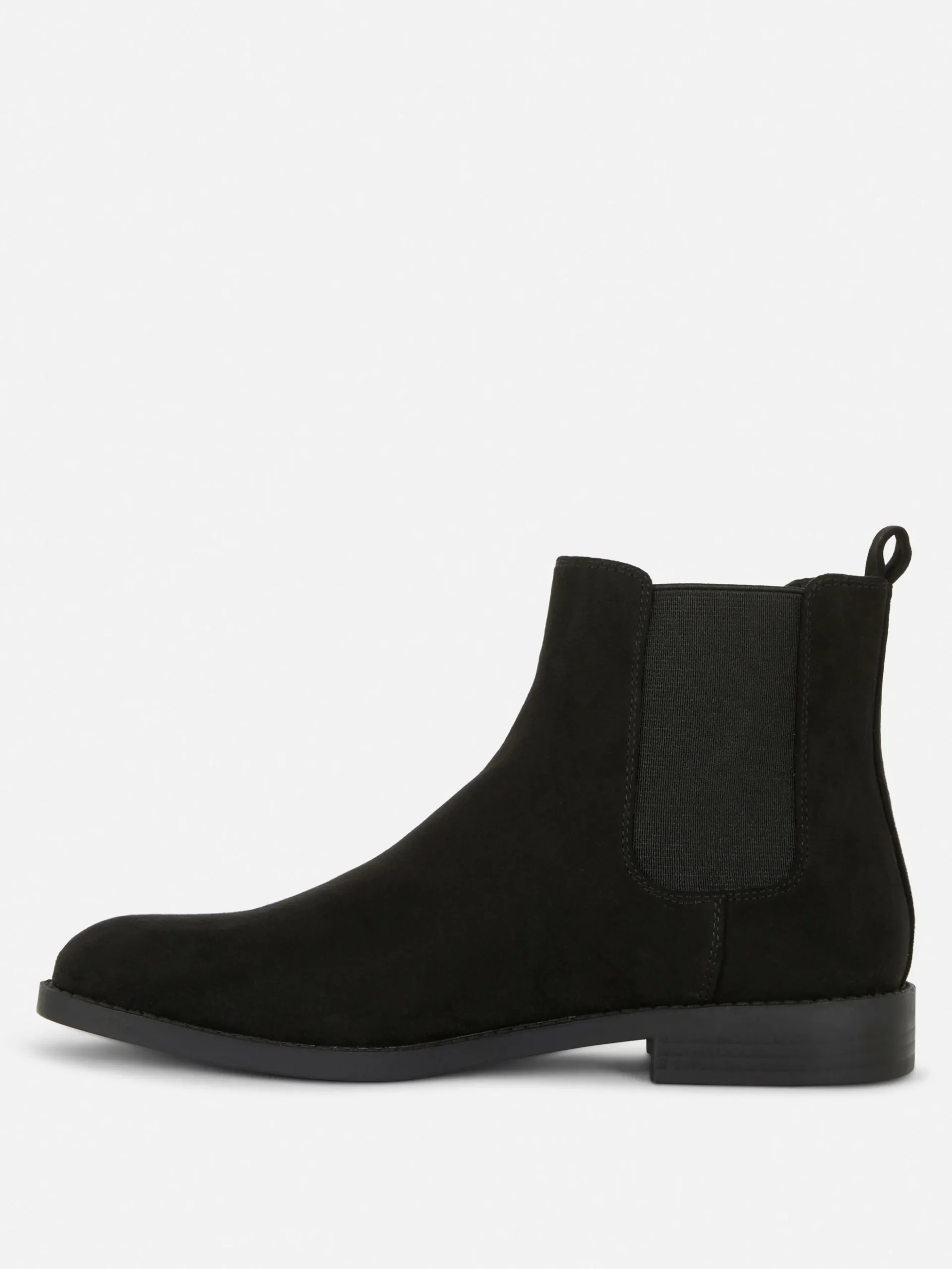Faux Suede Chelsea Boots