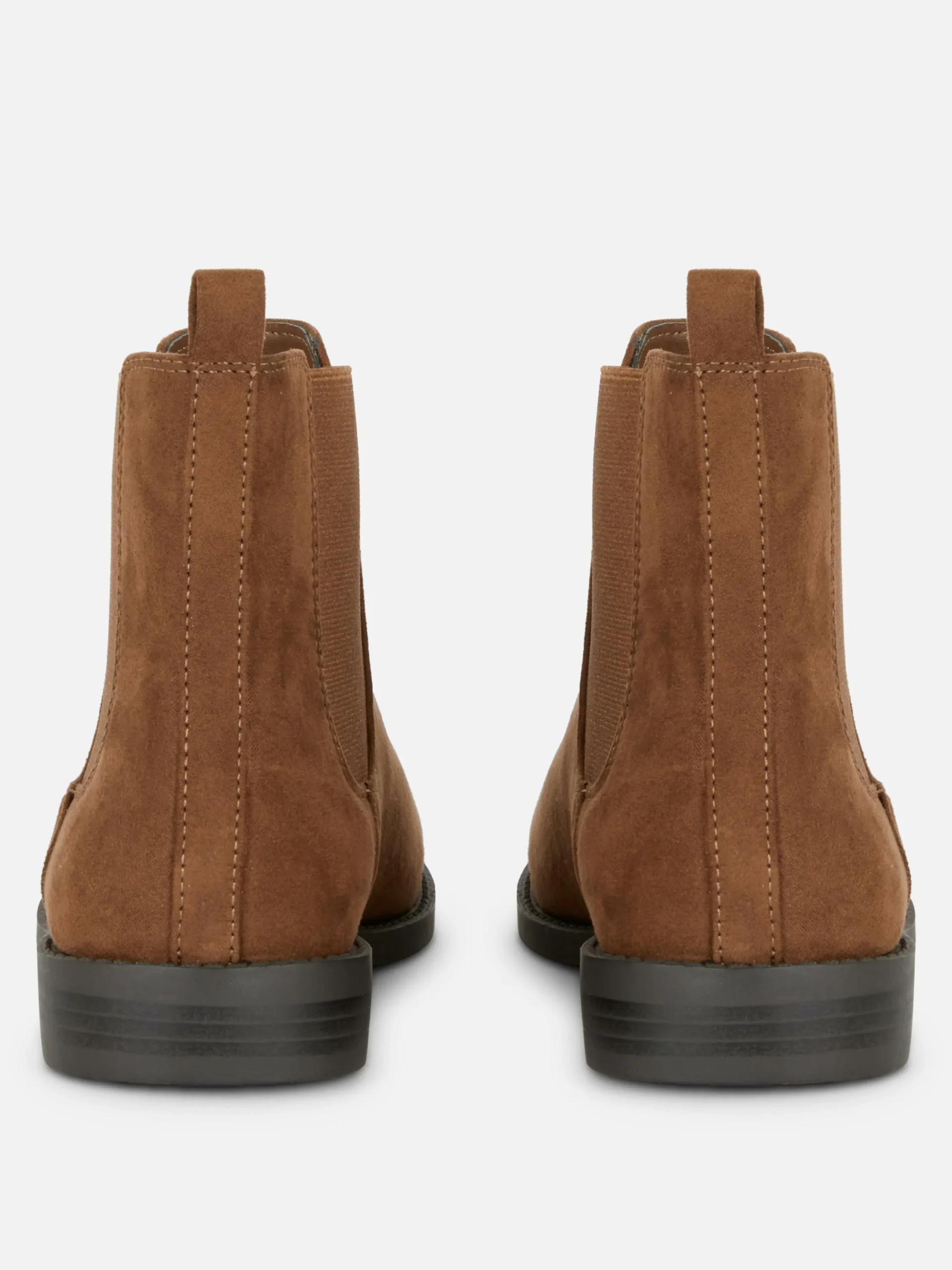 Faux Suede Chelsea Boots